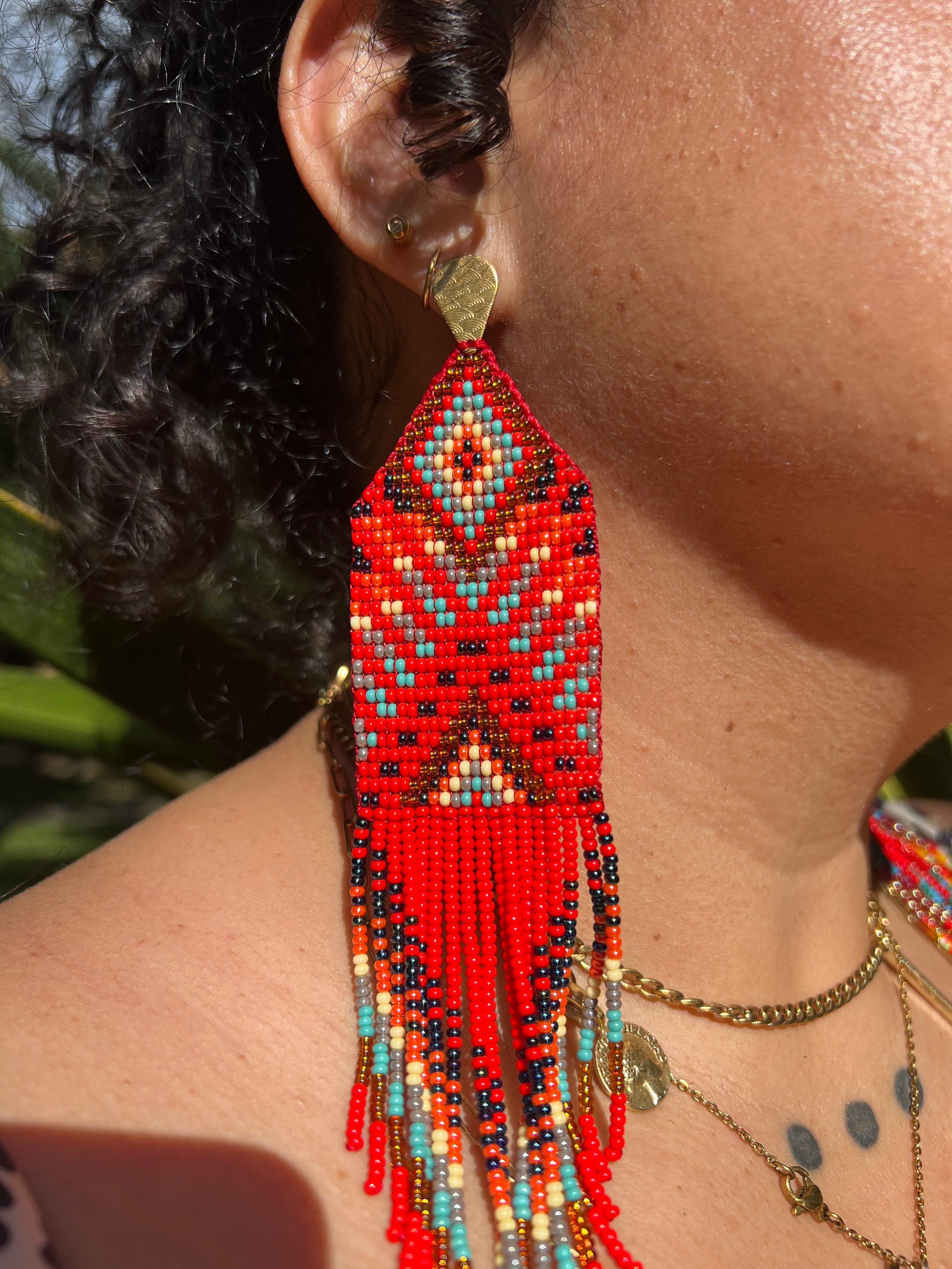 Sol ✻ Inga Beaded Earrings
