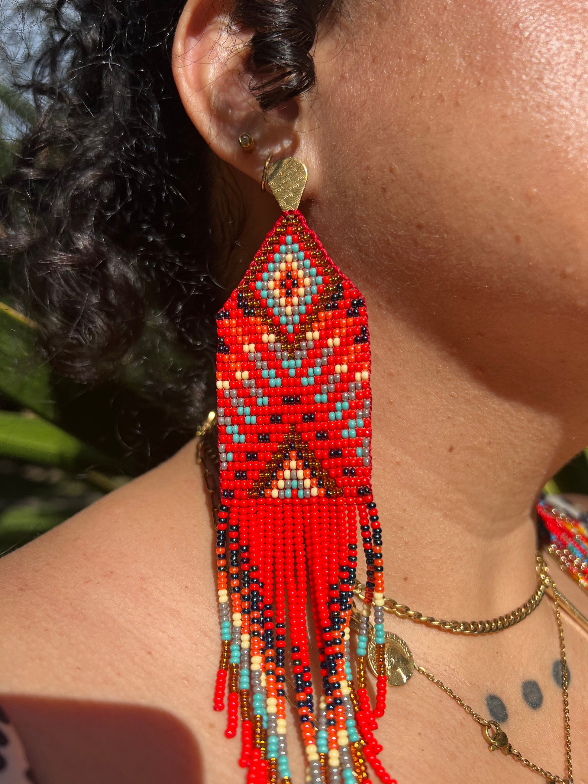 Sol ✻ Inga Beaded Earrings