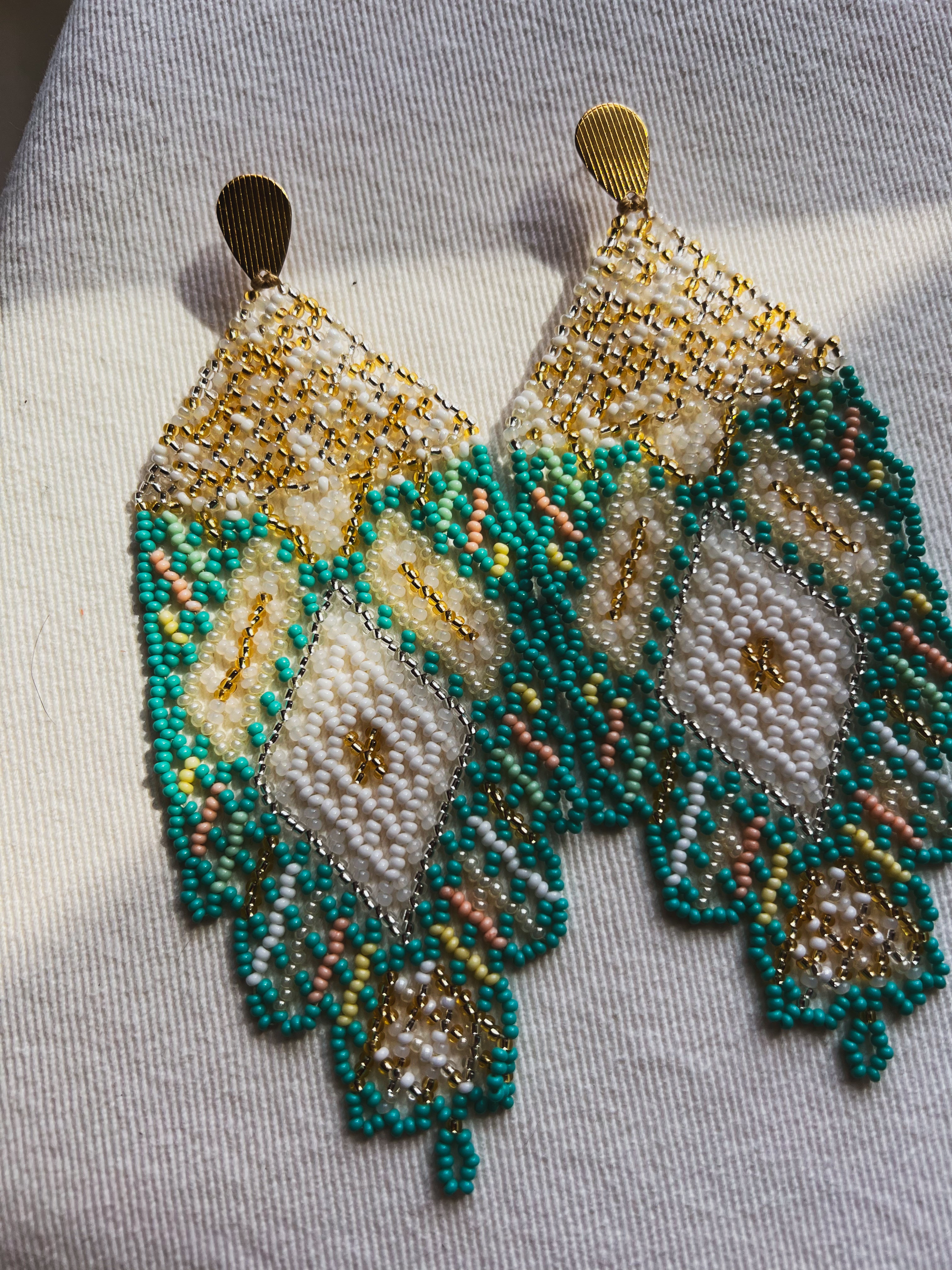 Lace-y ✻ Inga Beaded Earrings