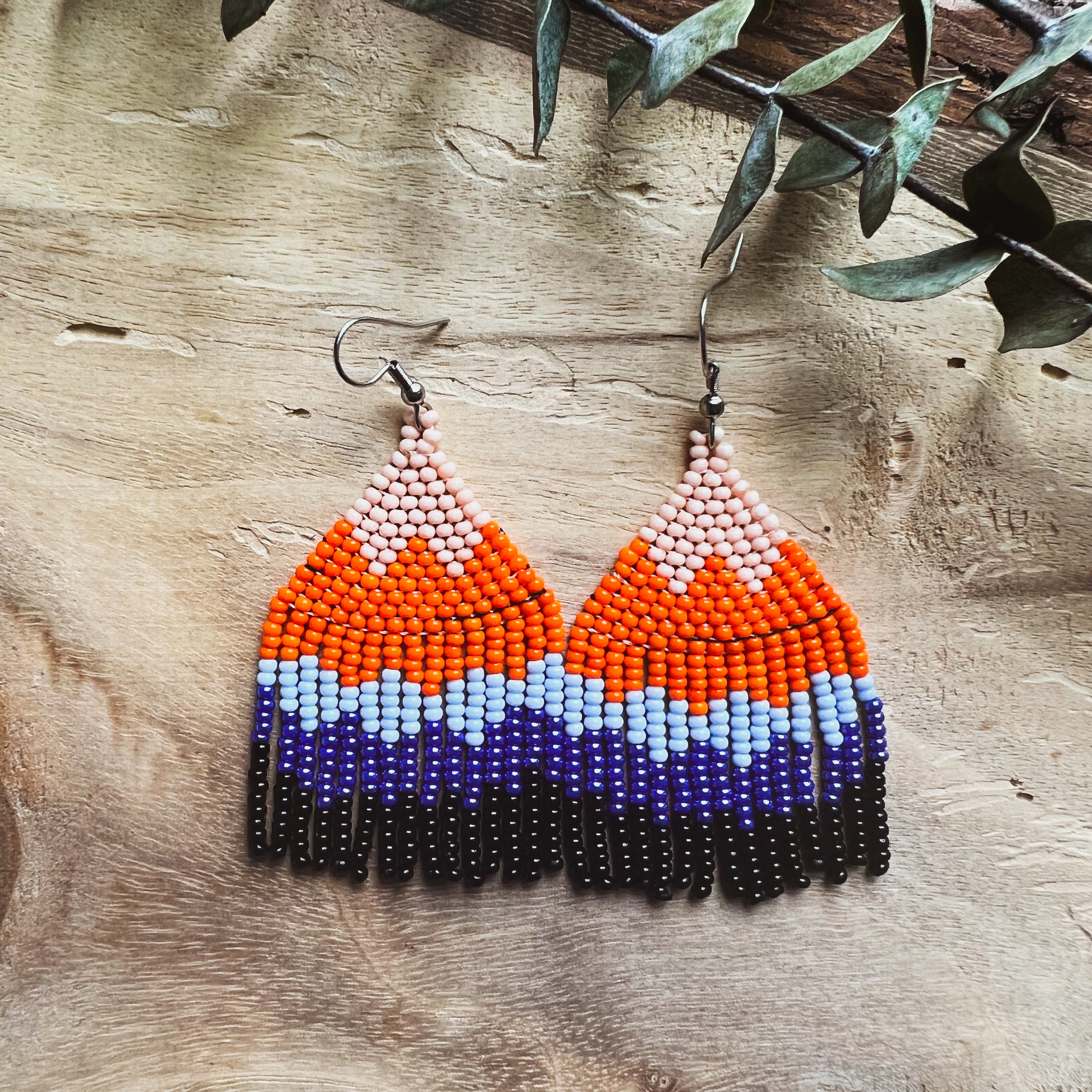 Smoky Mtns ✻ Misak Beaded Earrings