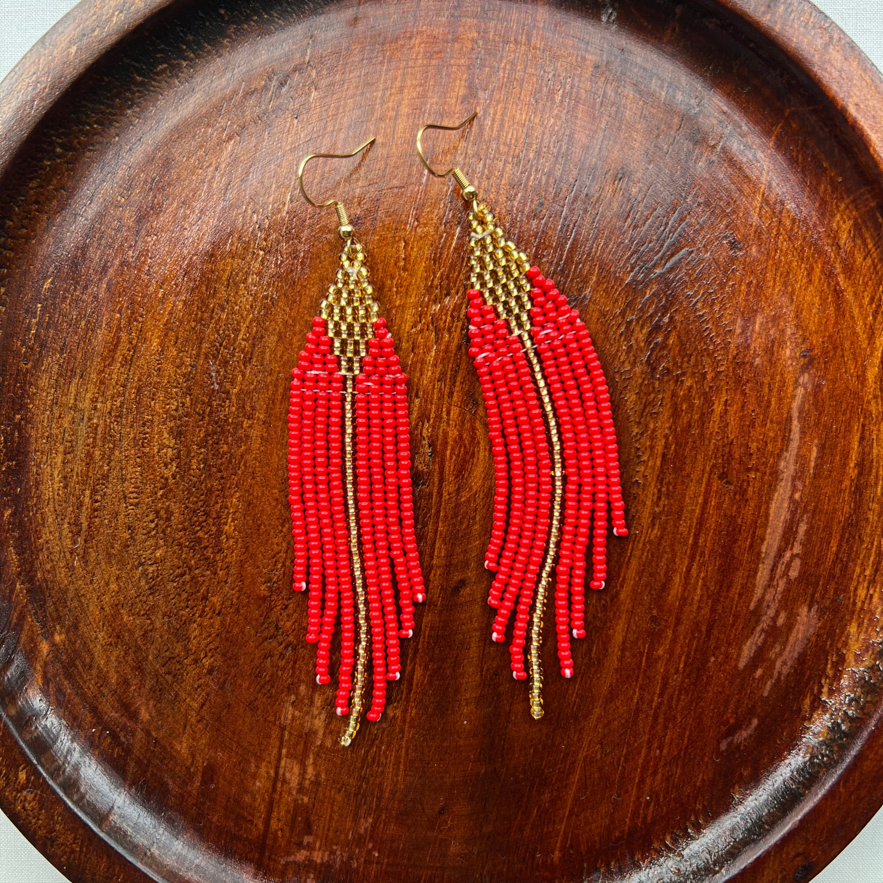 Rojita ✻ Misak Beaded Earrings