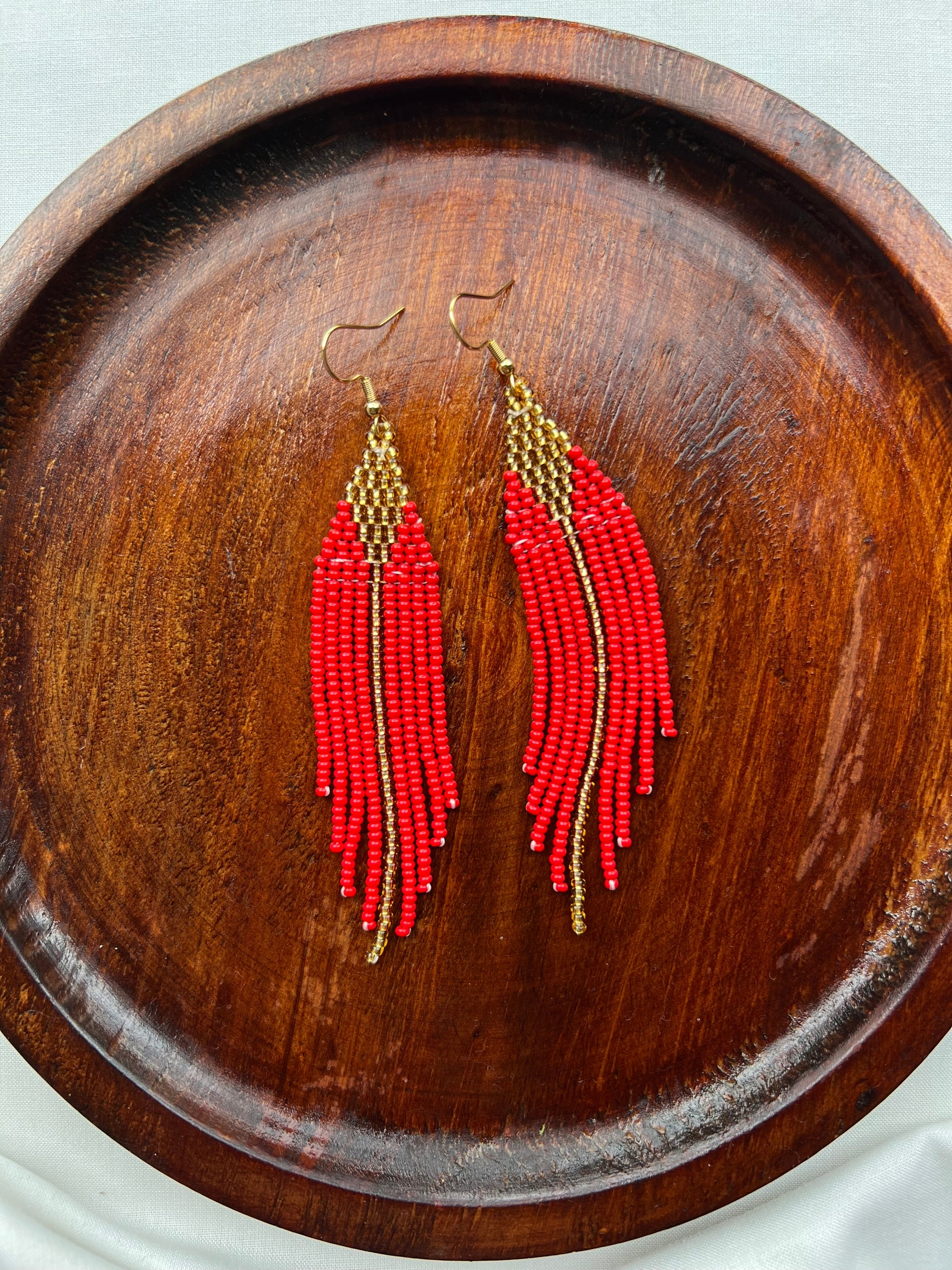 Rojita ✻ Misak Beaded Earrings