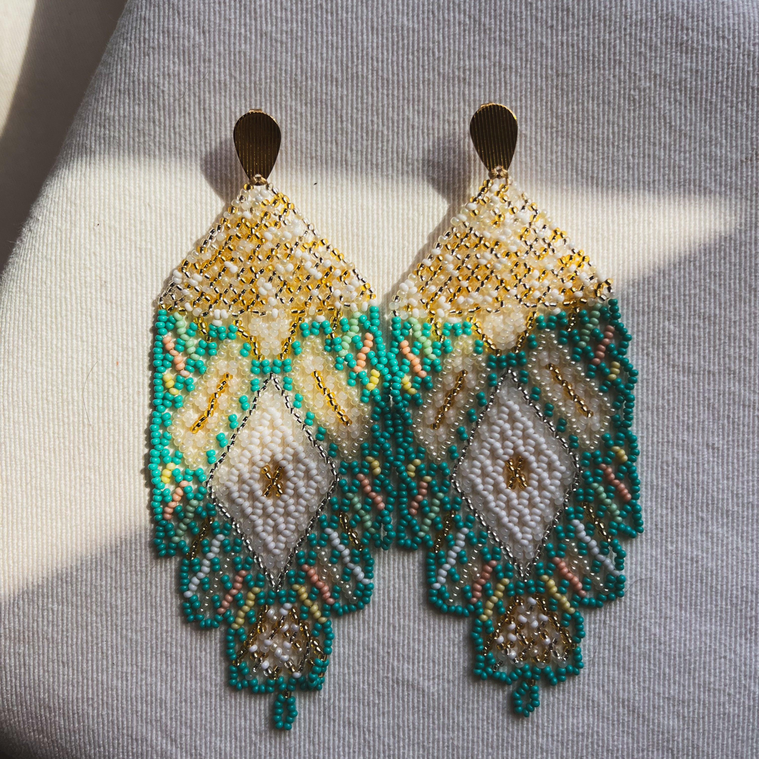 Lace-y ✻ Inga Beaded Earrings