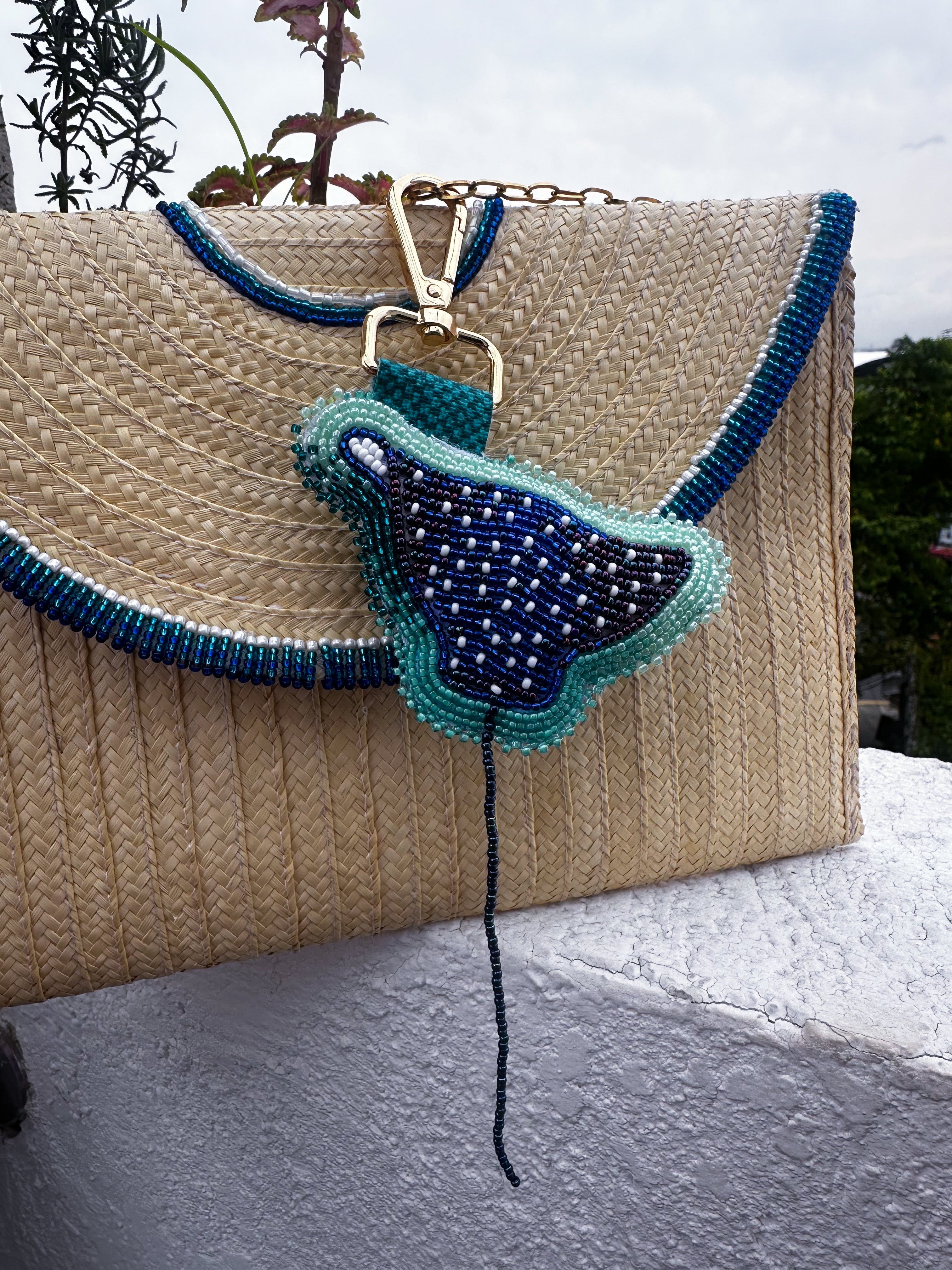 Spotted Eagle Ray Keychain ✻ Stinging Ray Collection (MADE TO ORDER)