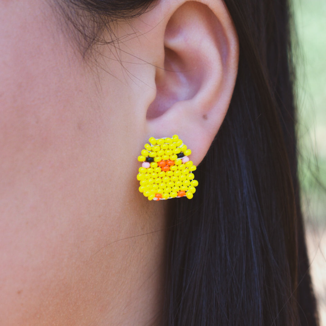 Chick Studs ✻ Embera Beaded Earrings