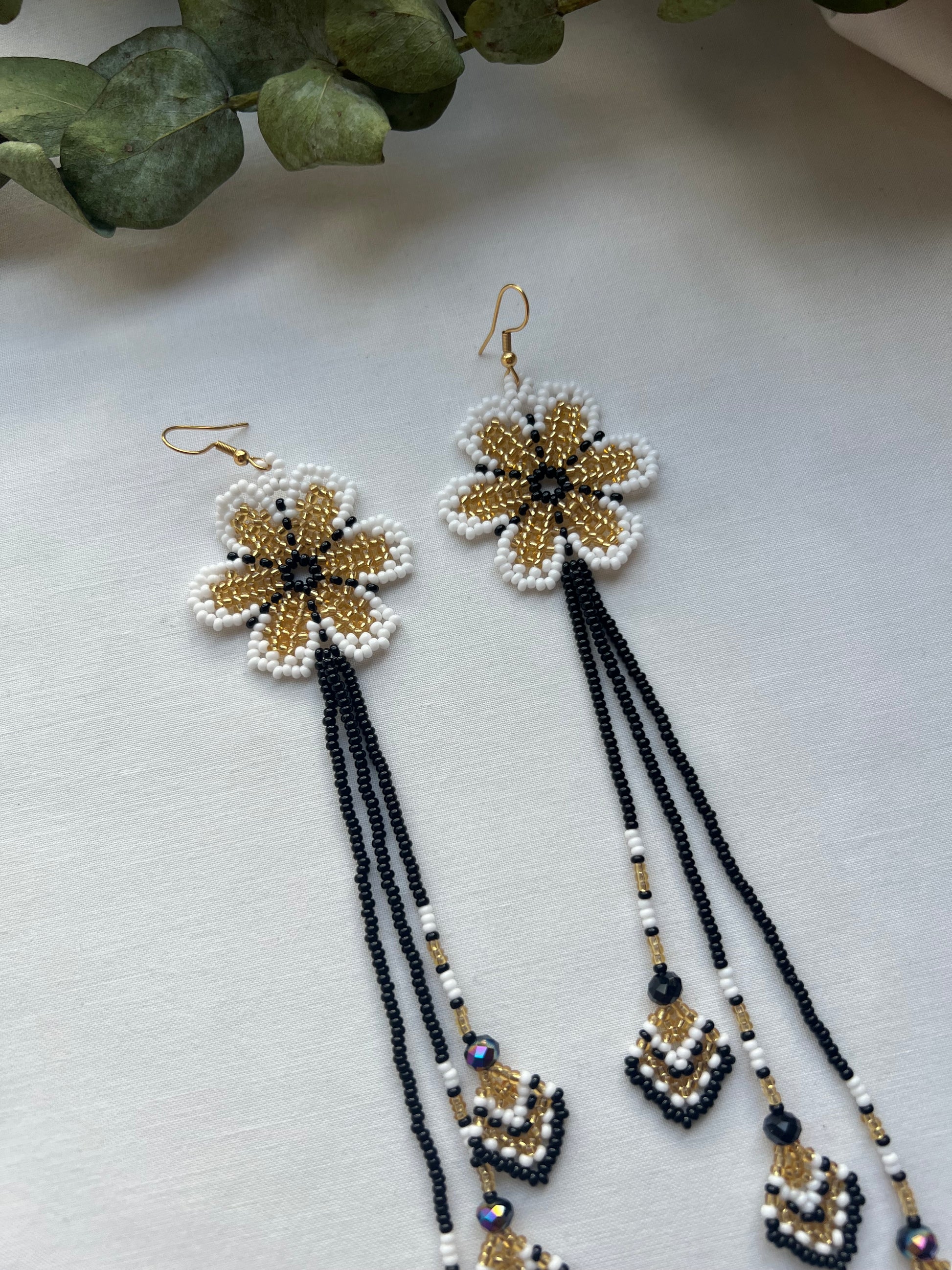 Arrow Bloom ✻ Embera Beaded Earrings