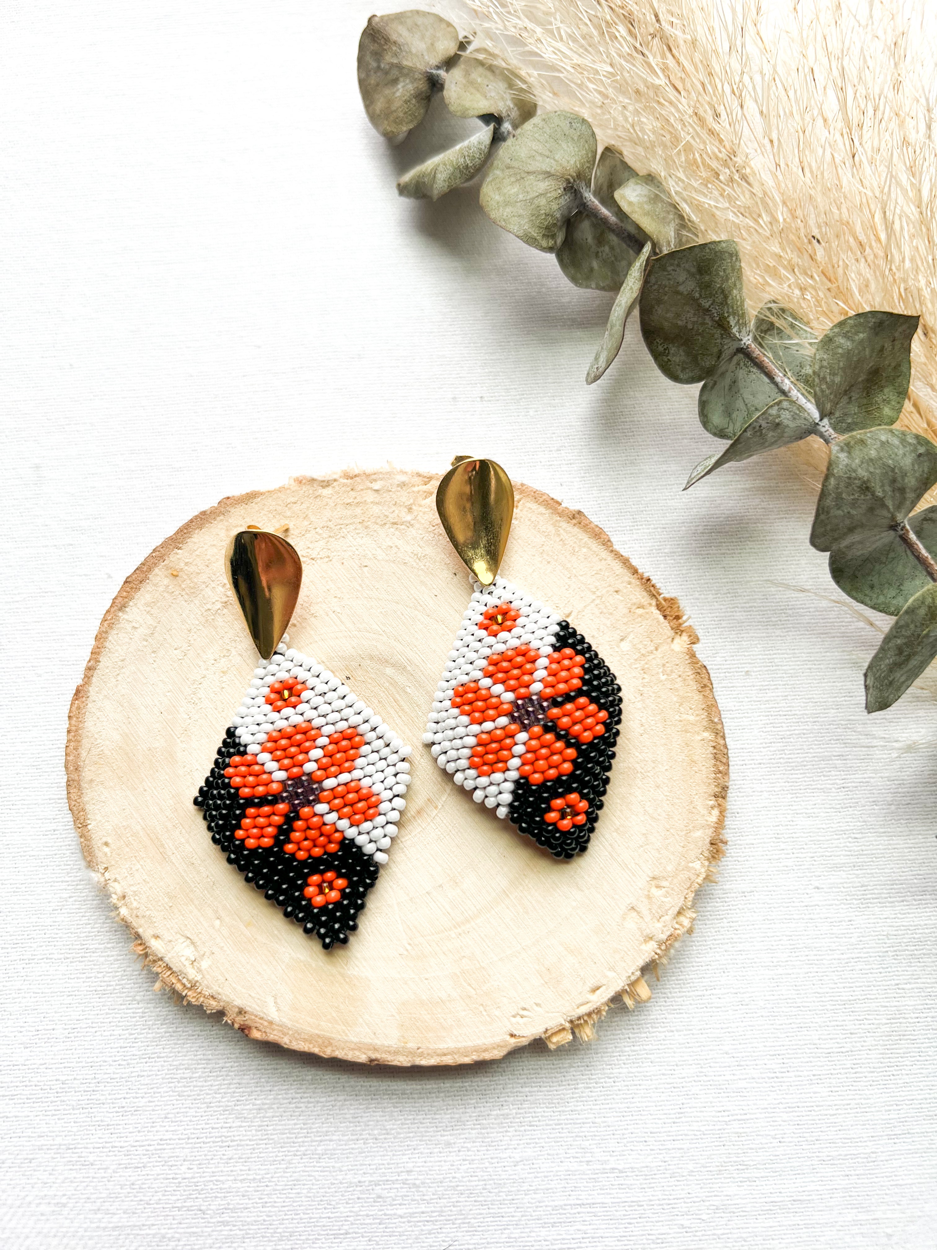 Diamante ✻ Misak Beaded Earrings
