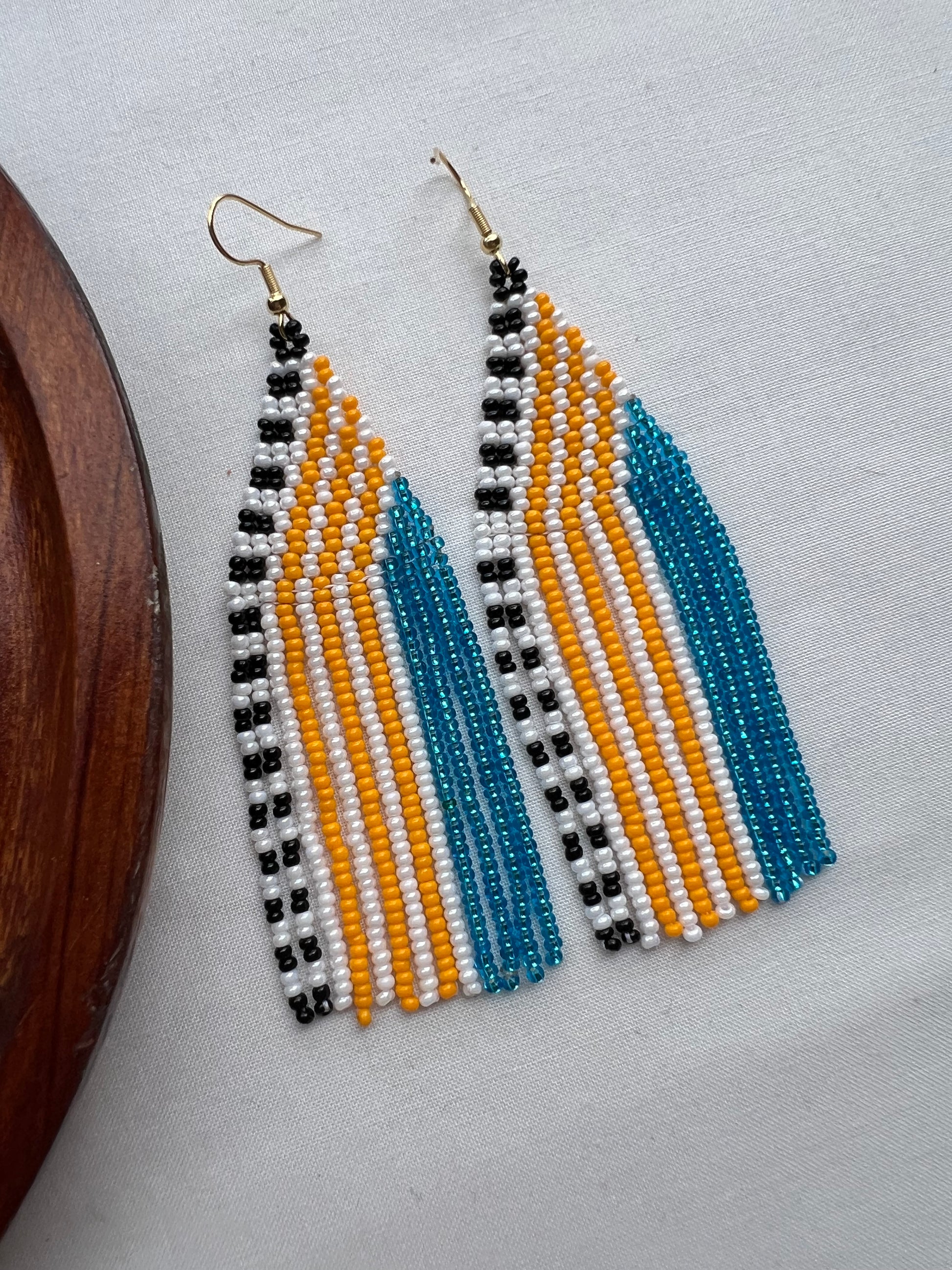 Retro ✻ Misak Beaded Earrings