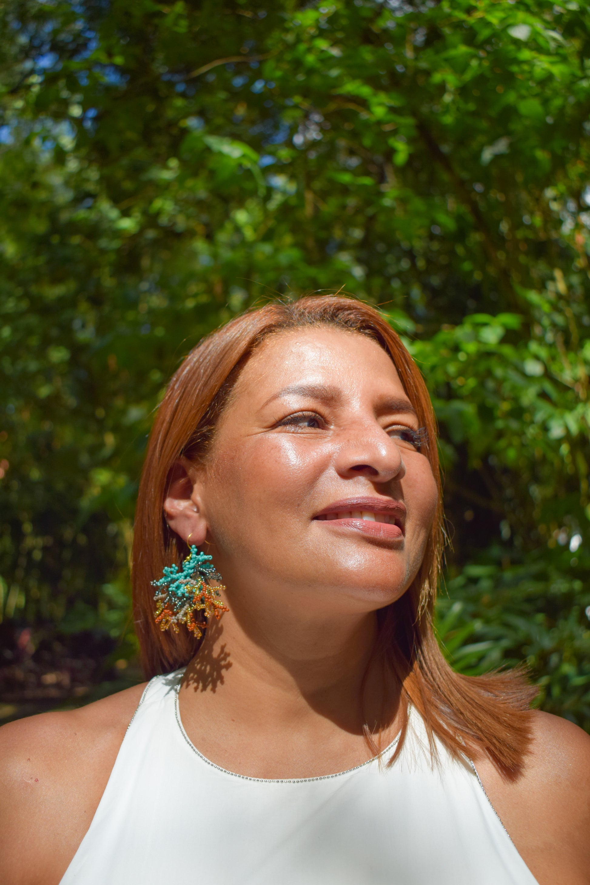 Mini Corals ✻ Inga Beaded Earrings