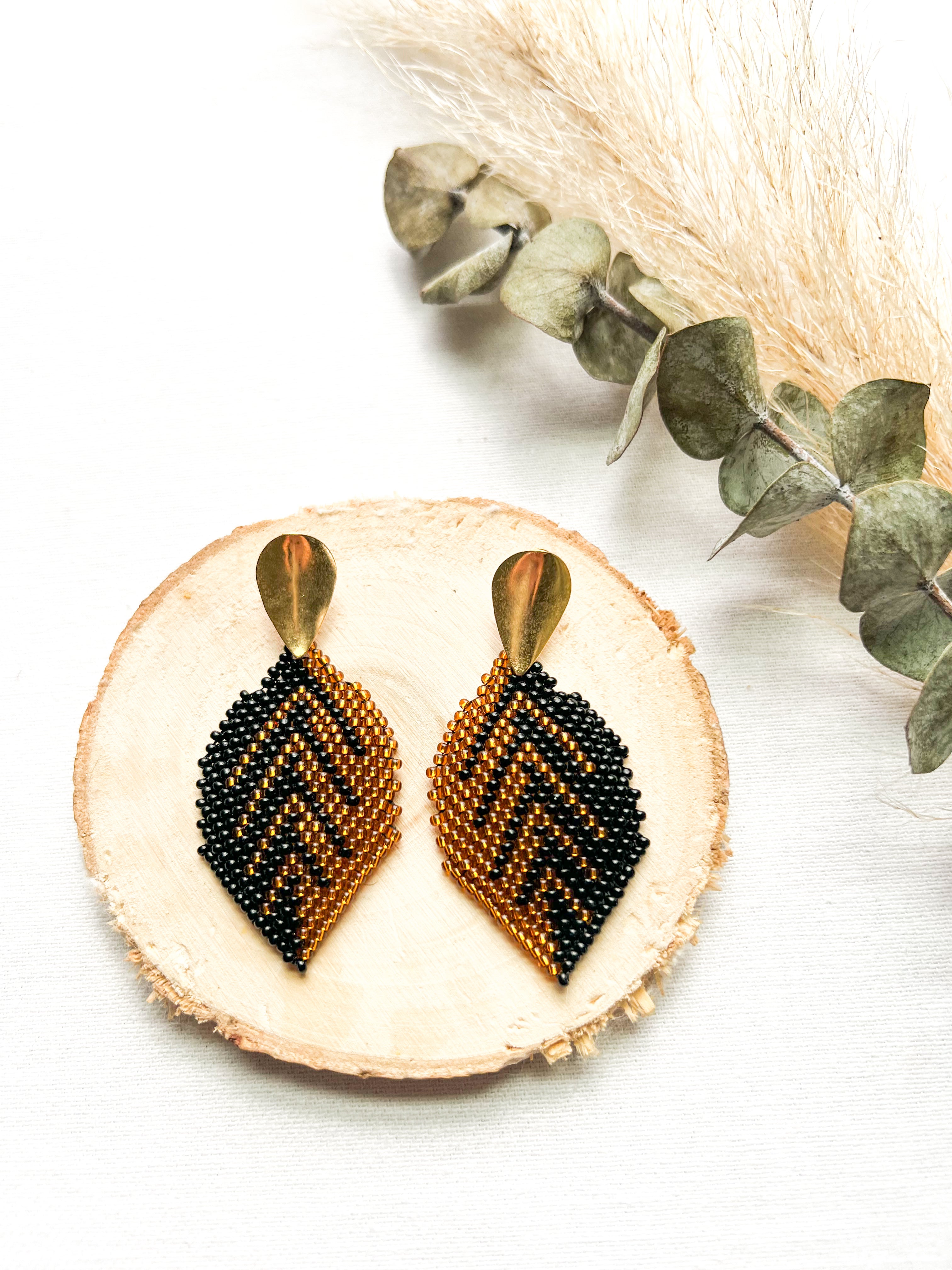 Diamante ✻ Misak Beaded Earrings