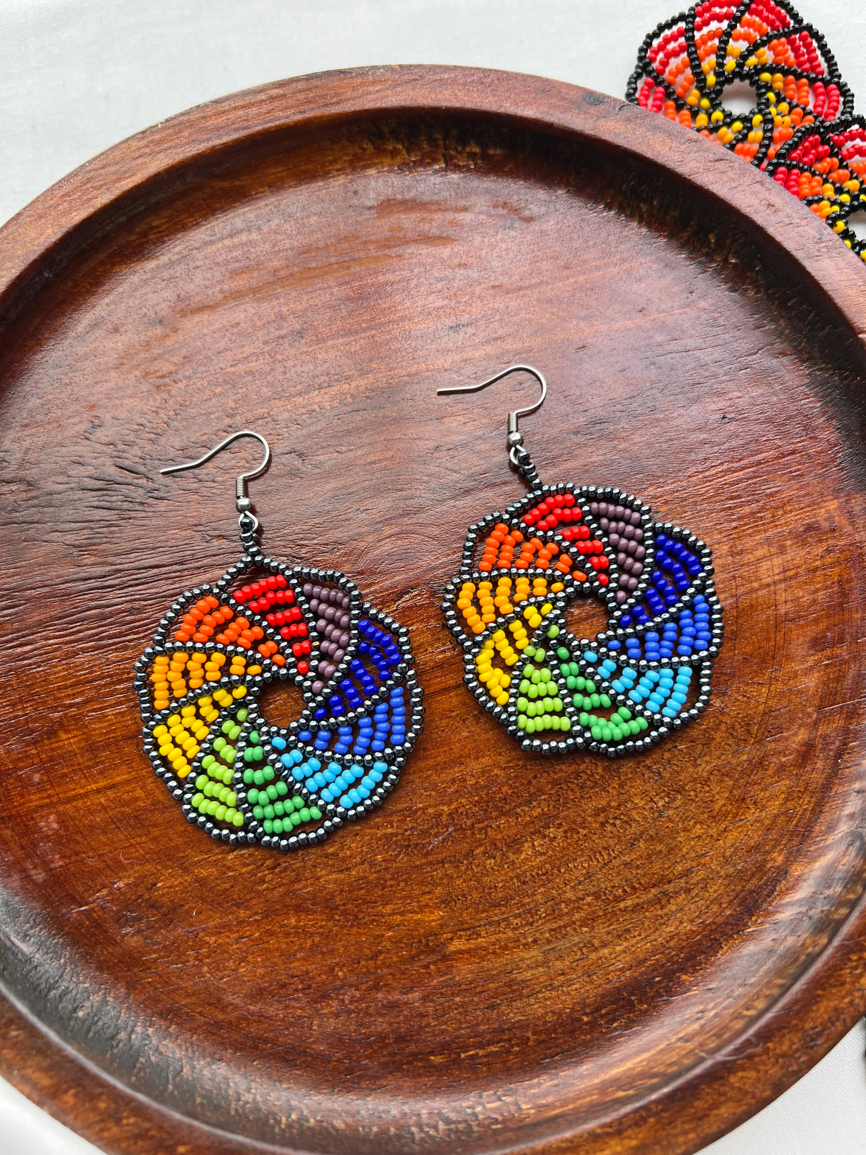 Swirls ✻ Misak Beaded Earrings