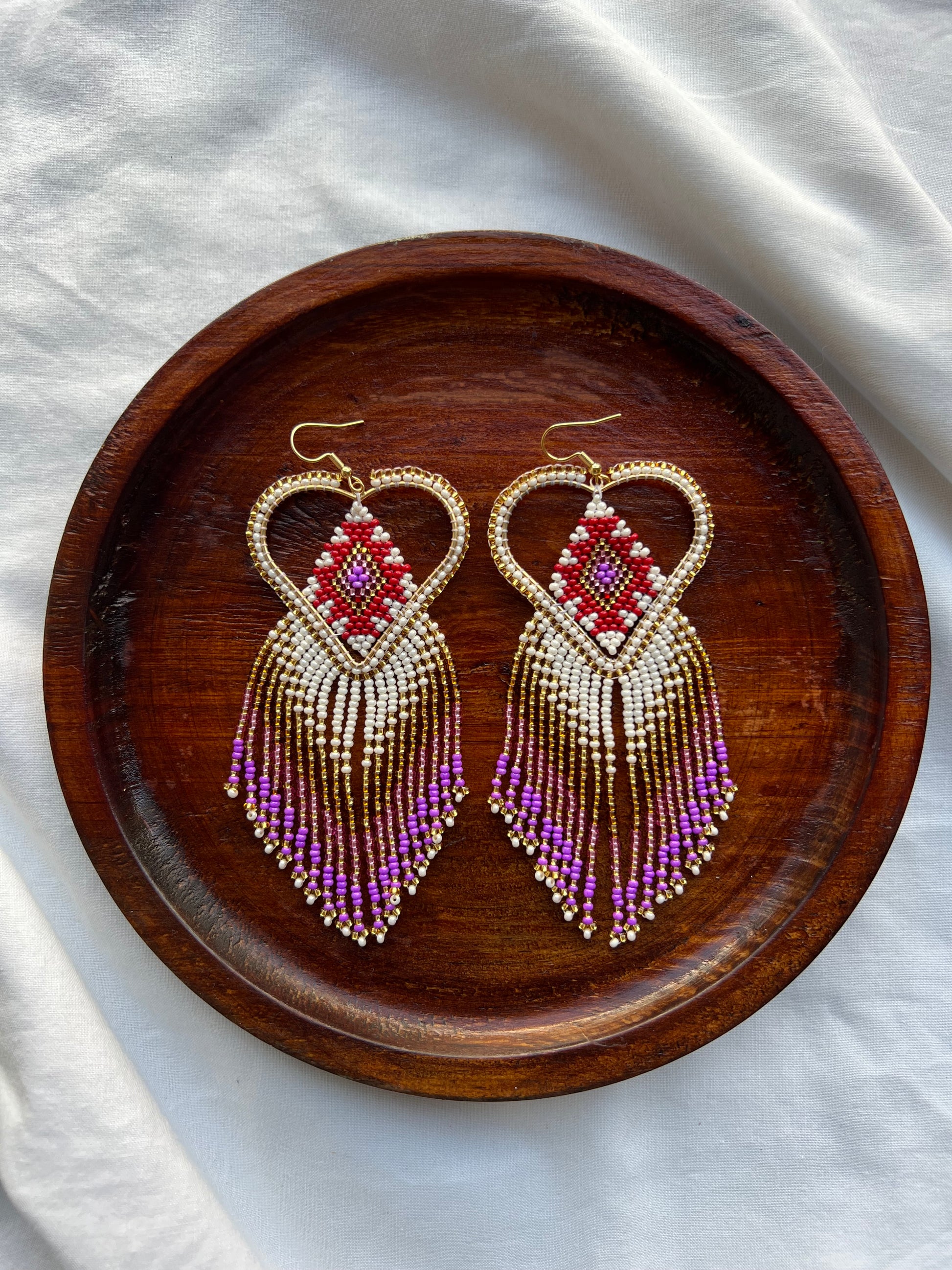 Mi Corazón ✻ Misak Beaded Earrings