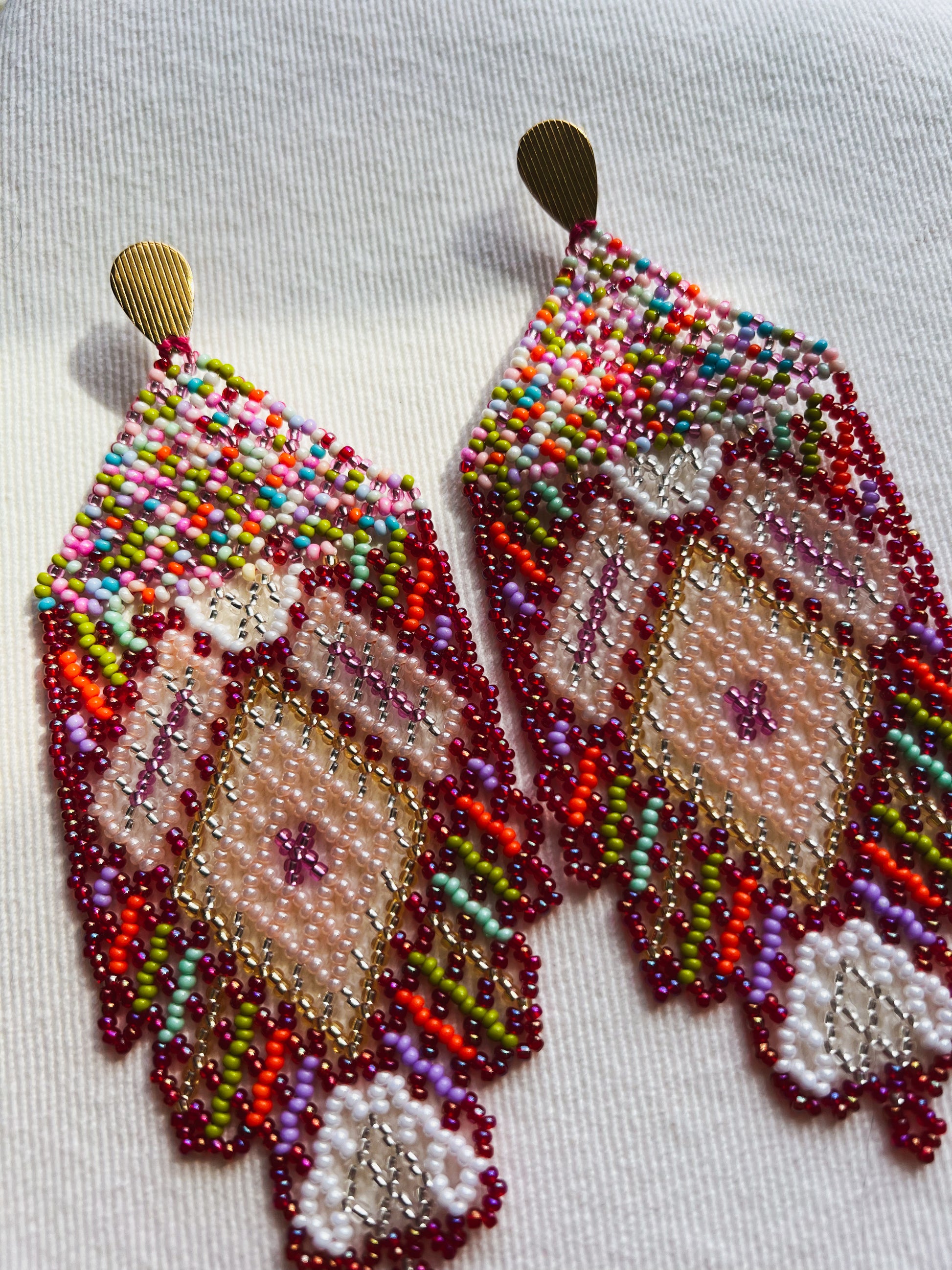 Lace-y ✻ Inga Beaded Earrings