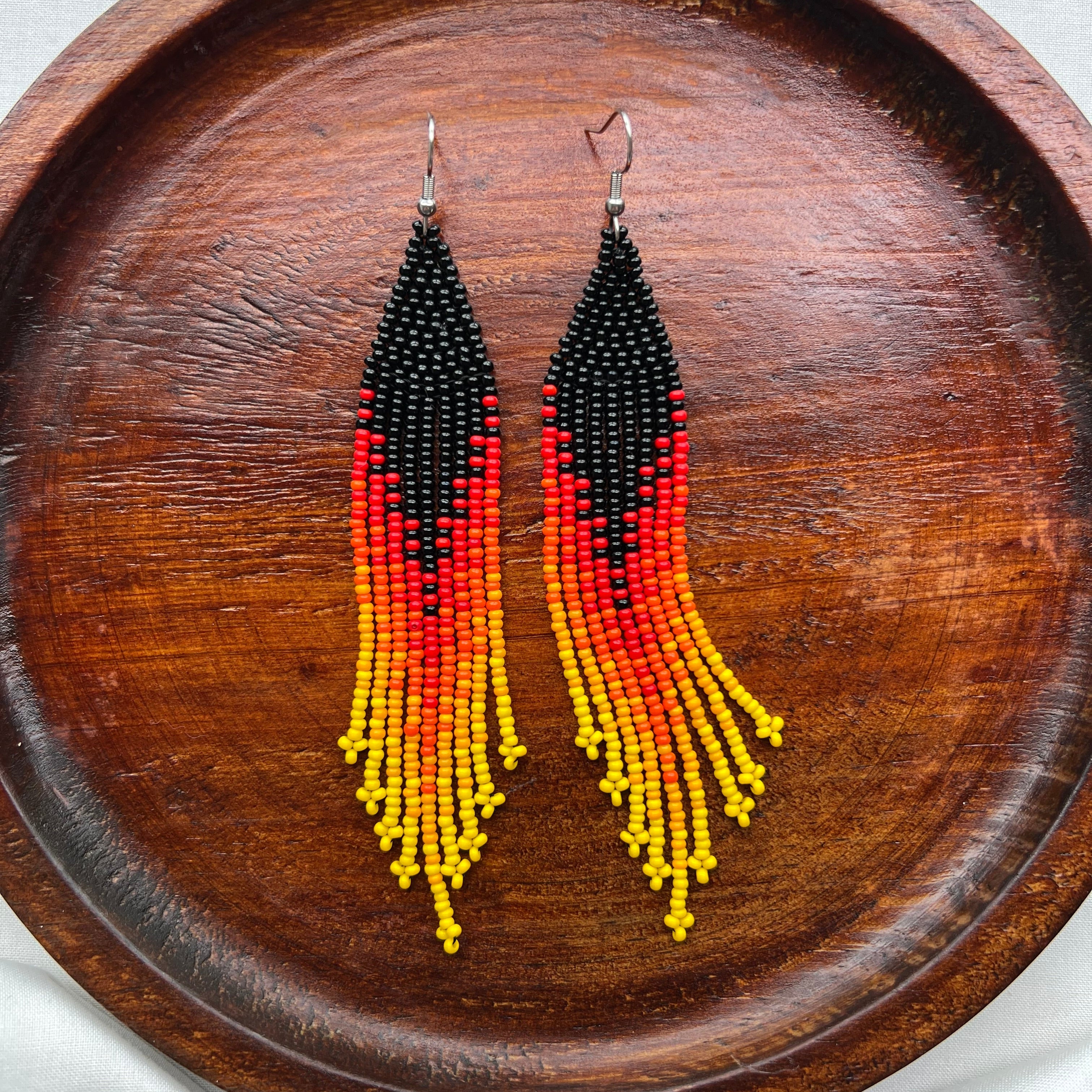 Fuego ✻ Misak Beaded Earrings