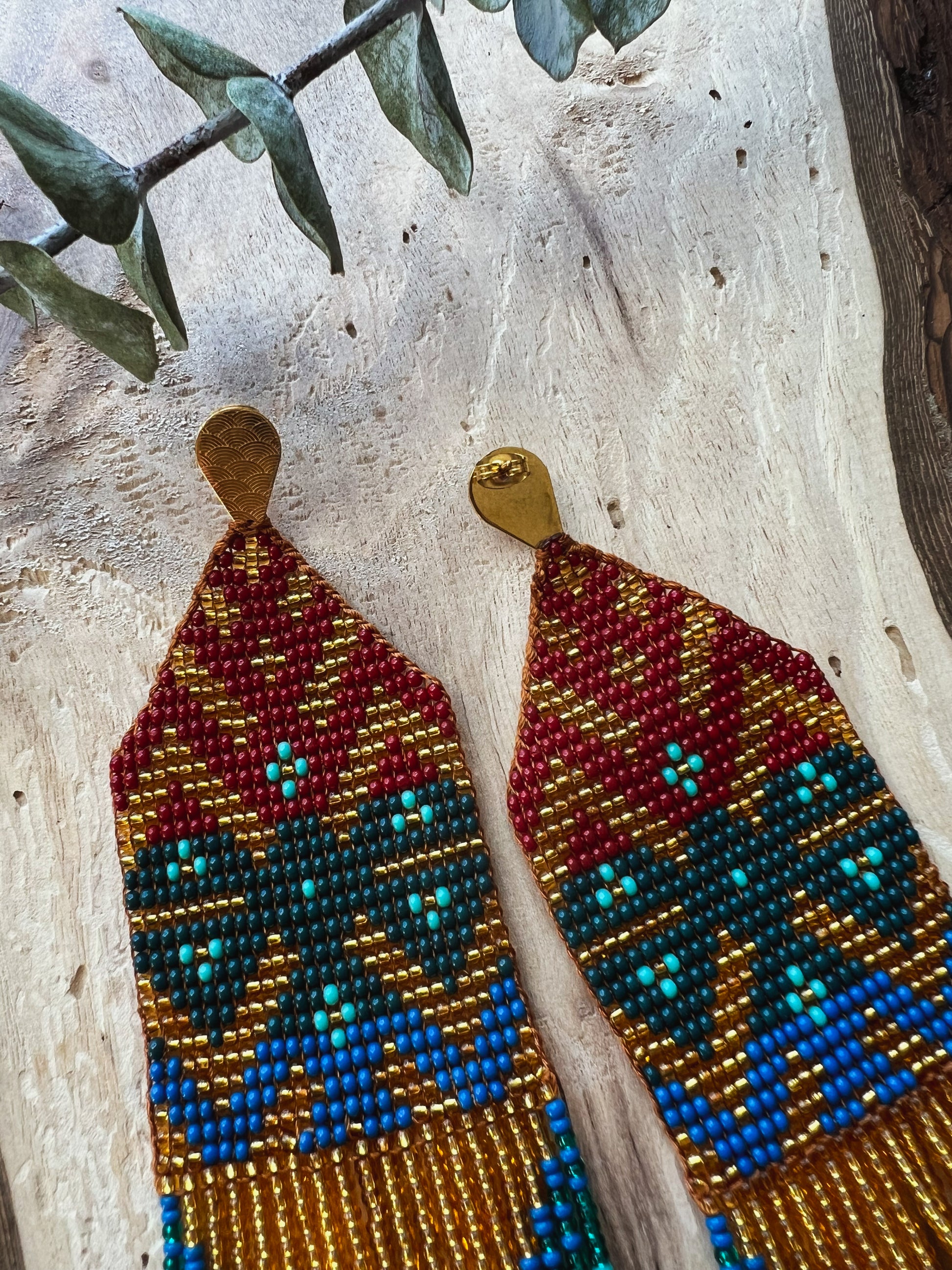 Maiz Aretes ✻ Inga Beaded Earrings