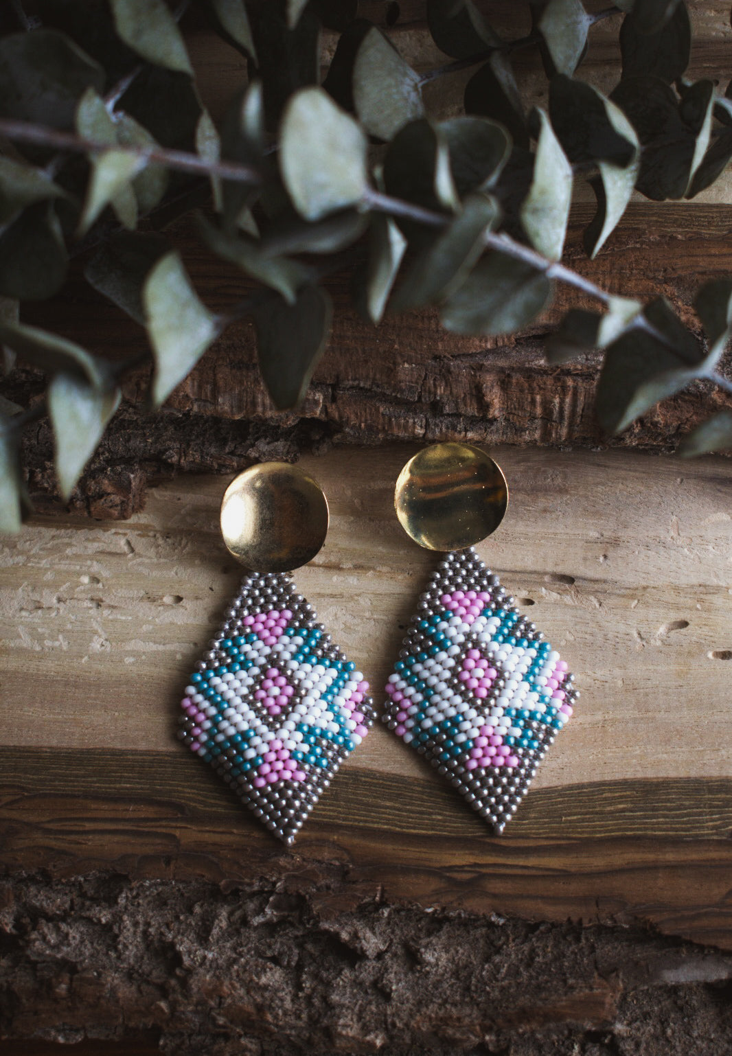 Diamante ✻ Misak Beaded Earrings