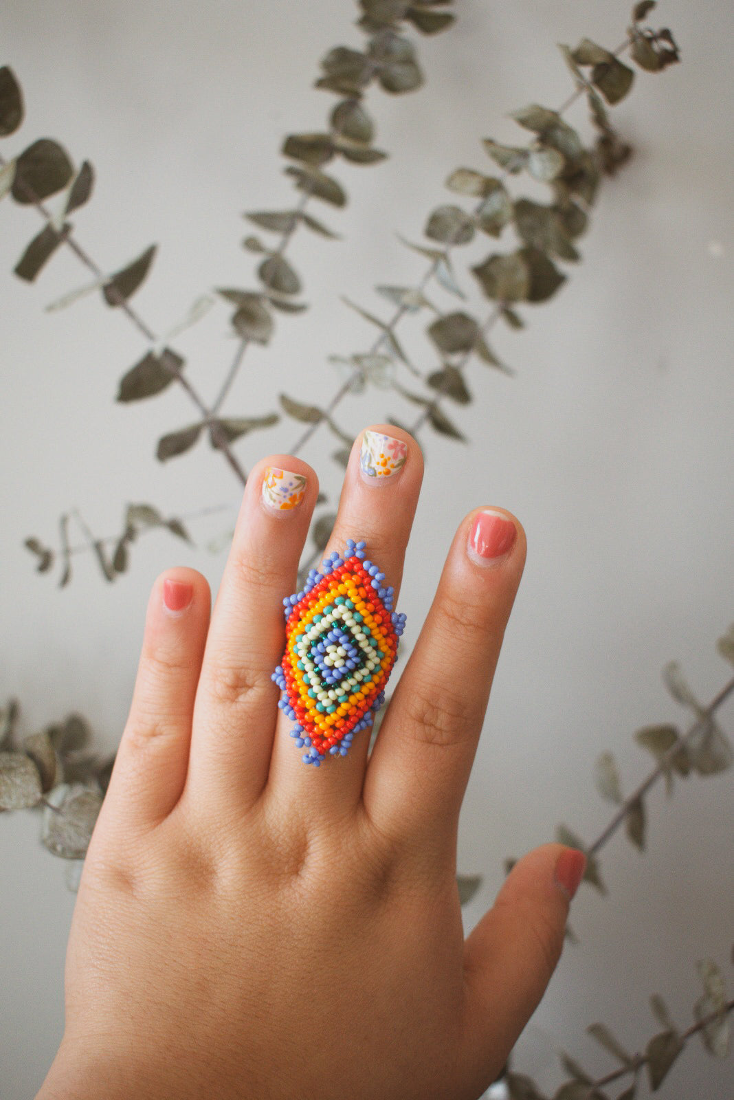 Diamond Rings ✻ Embera Beaded Earrings