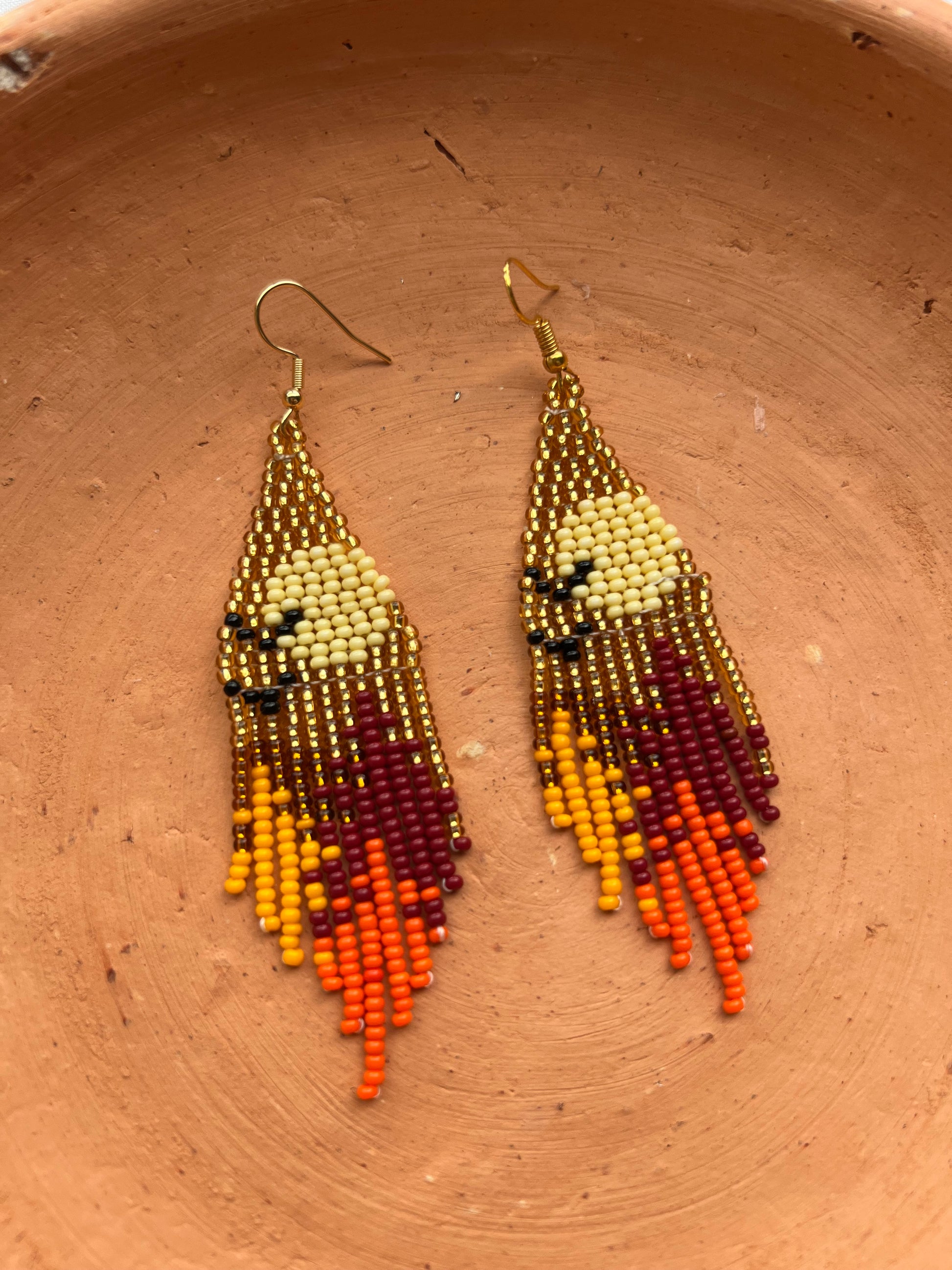 Sunset ✻ Misak Beaded Earrings