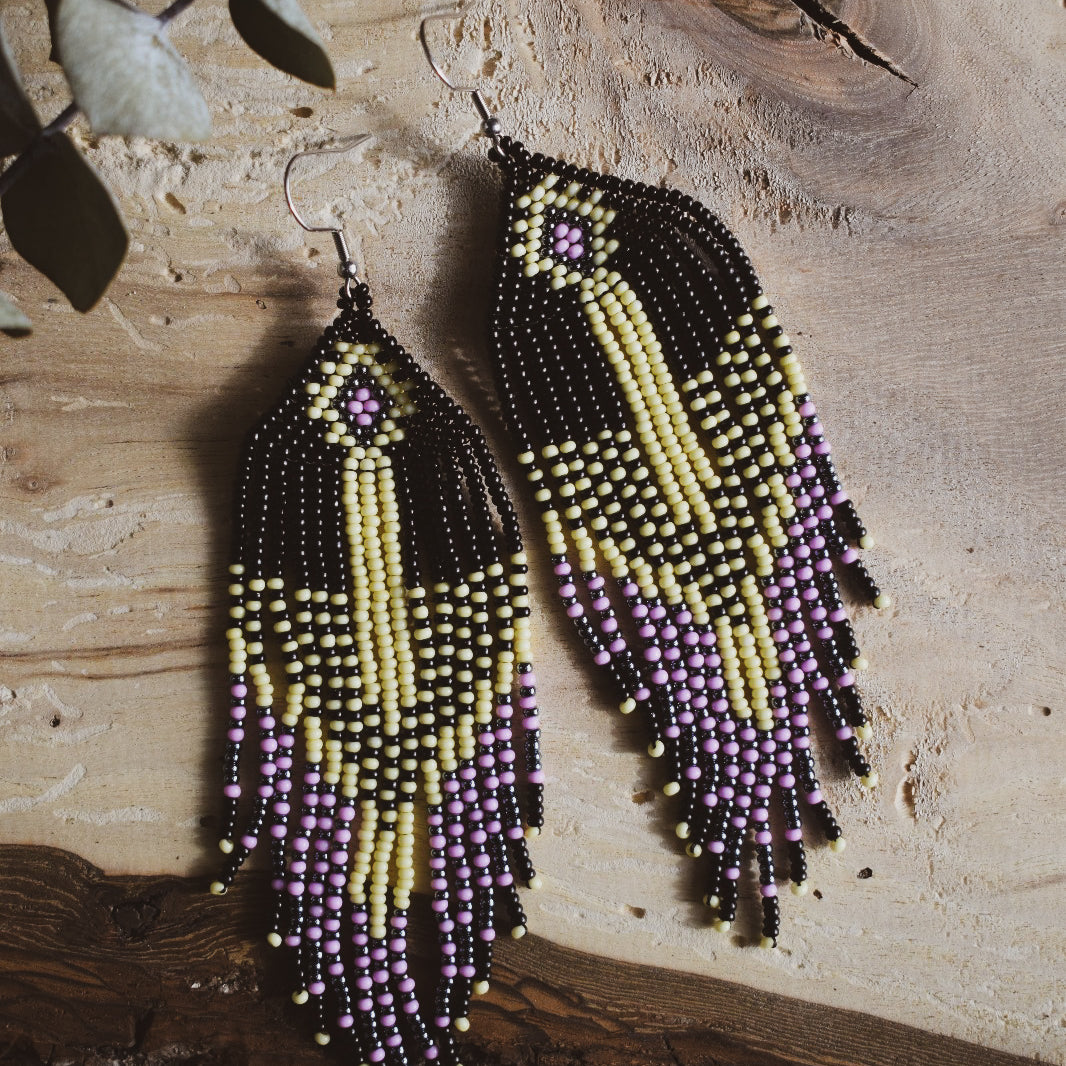 Meses ✻ Misak Beaded Earrings