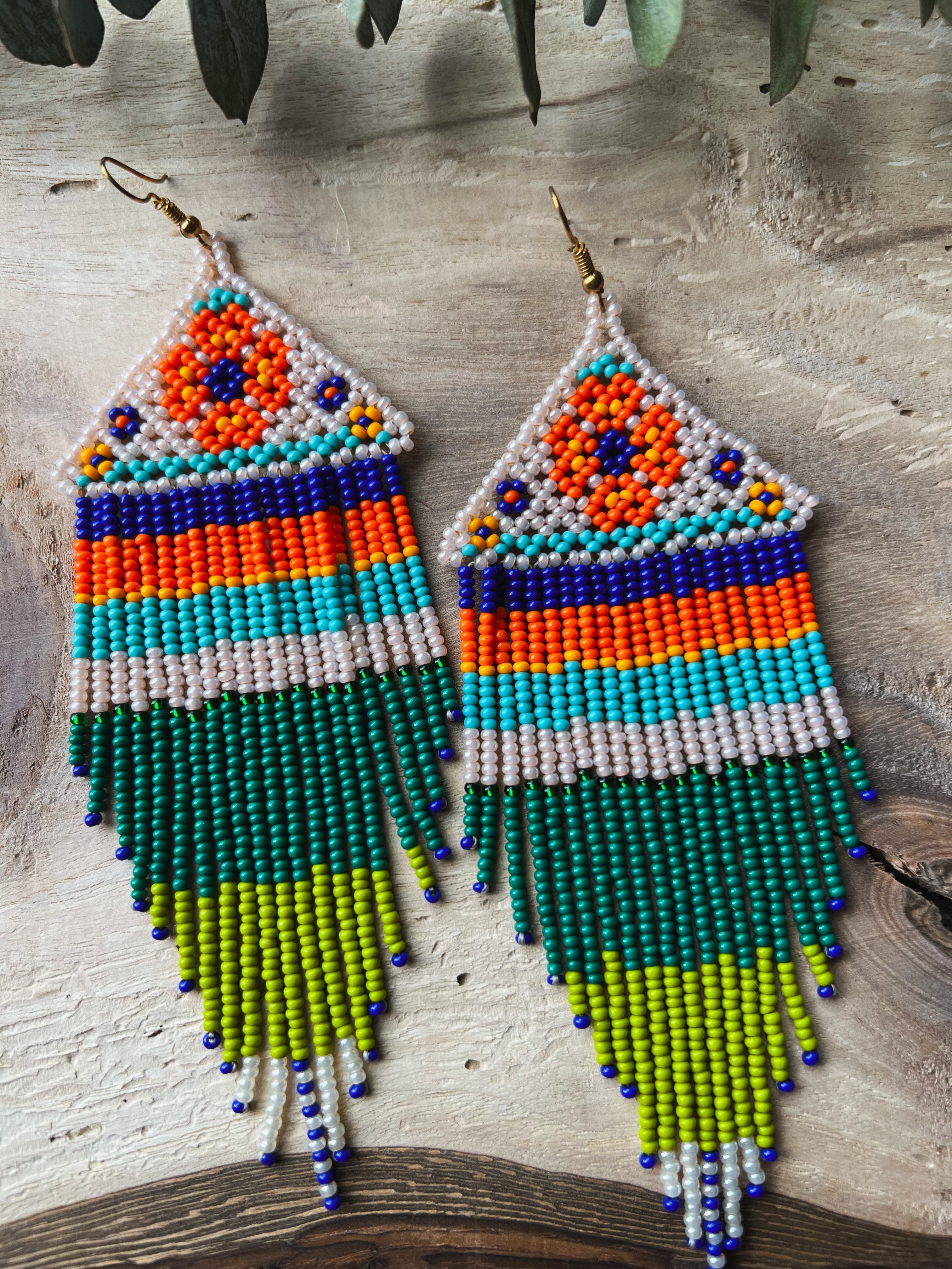 Chapu Sunsets ✻ Inga Beaded Earrings