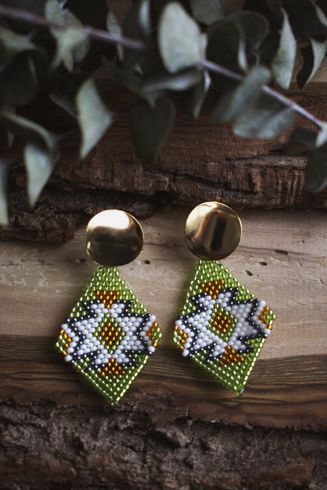 Diamante ✻ Misak Beaded Earrings