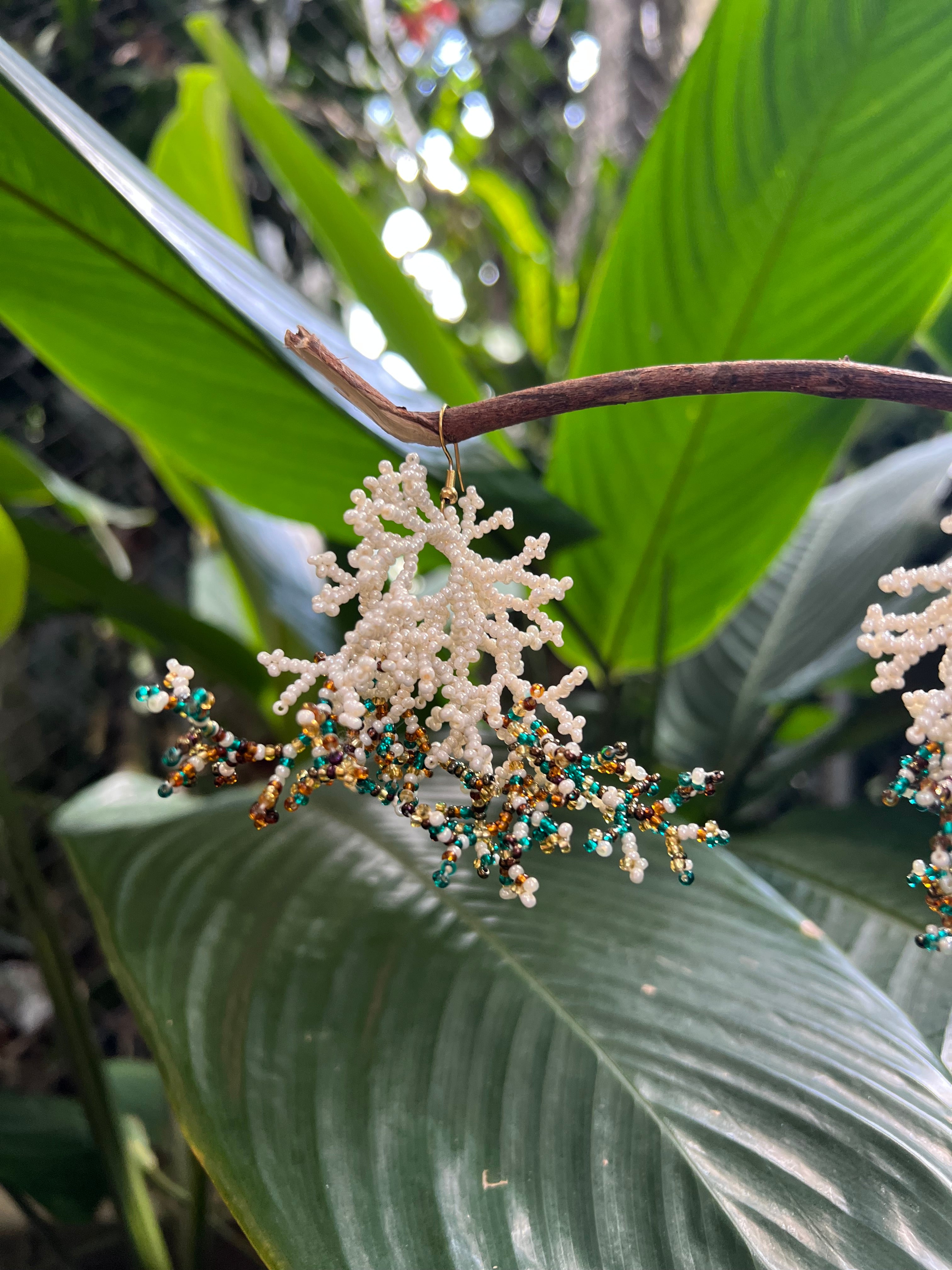 Corals ✻ Inga Beaded Earrings