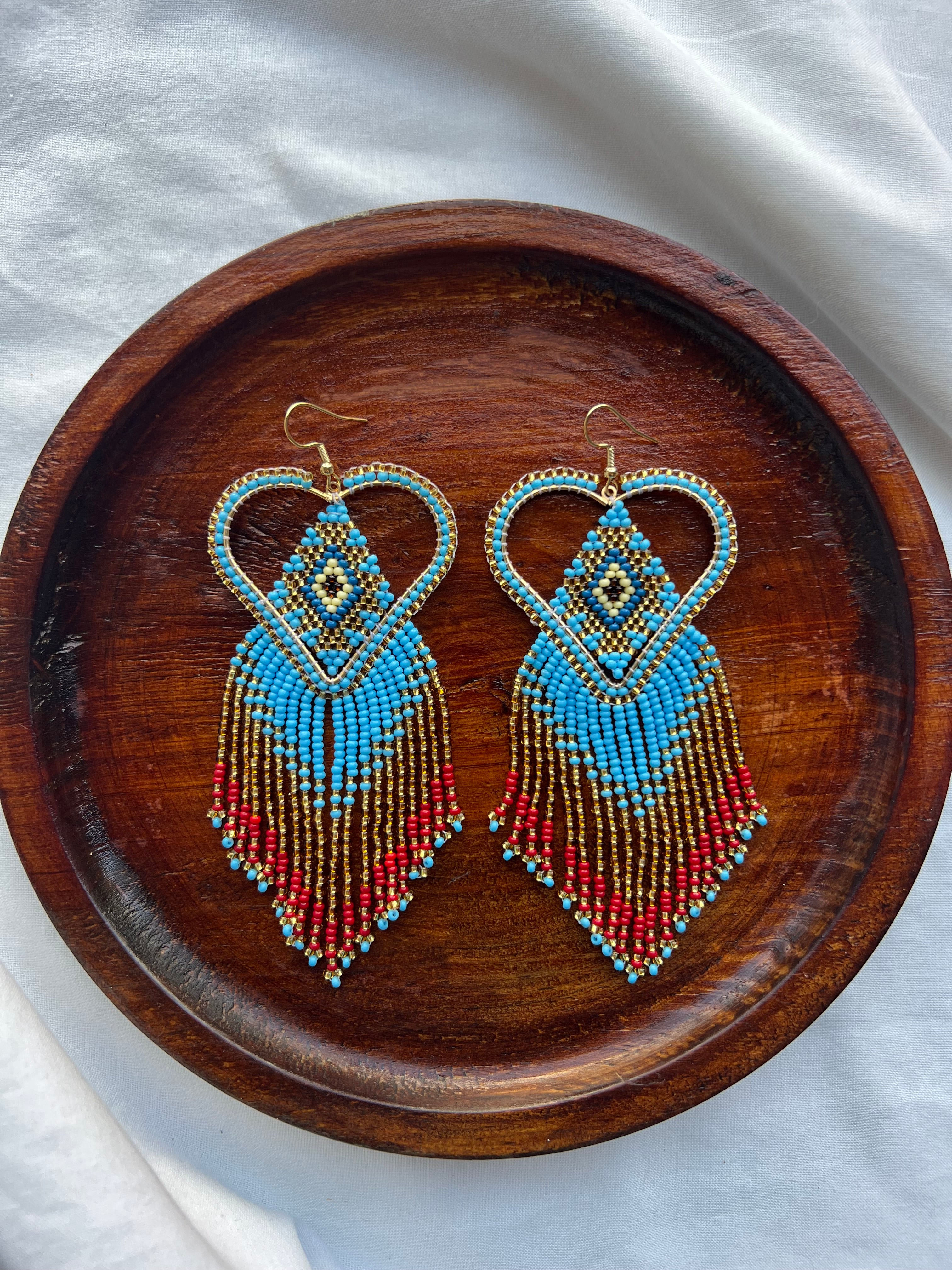 Mi Corazón ✻ Misak Beaded Earrings