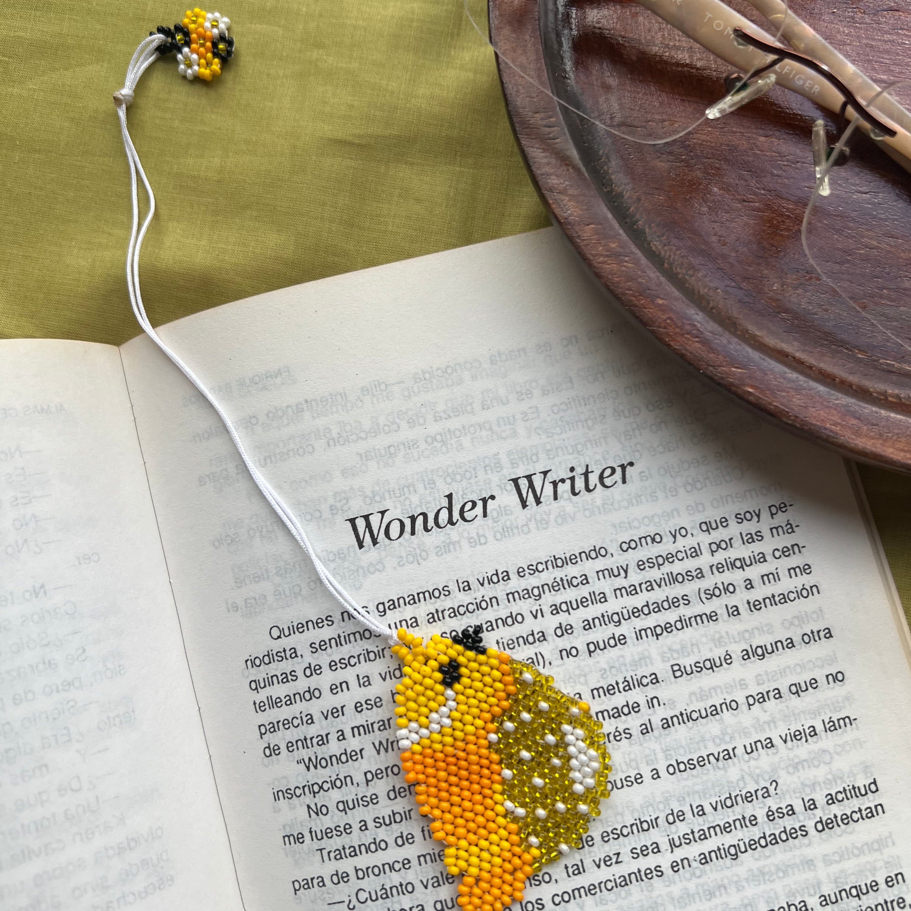 Yellow Turtle Bookmark ✻ Handmade by Embera Artisans