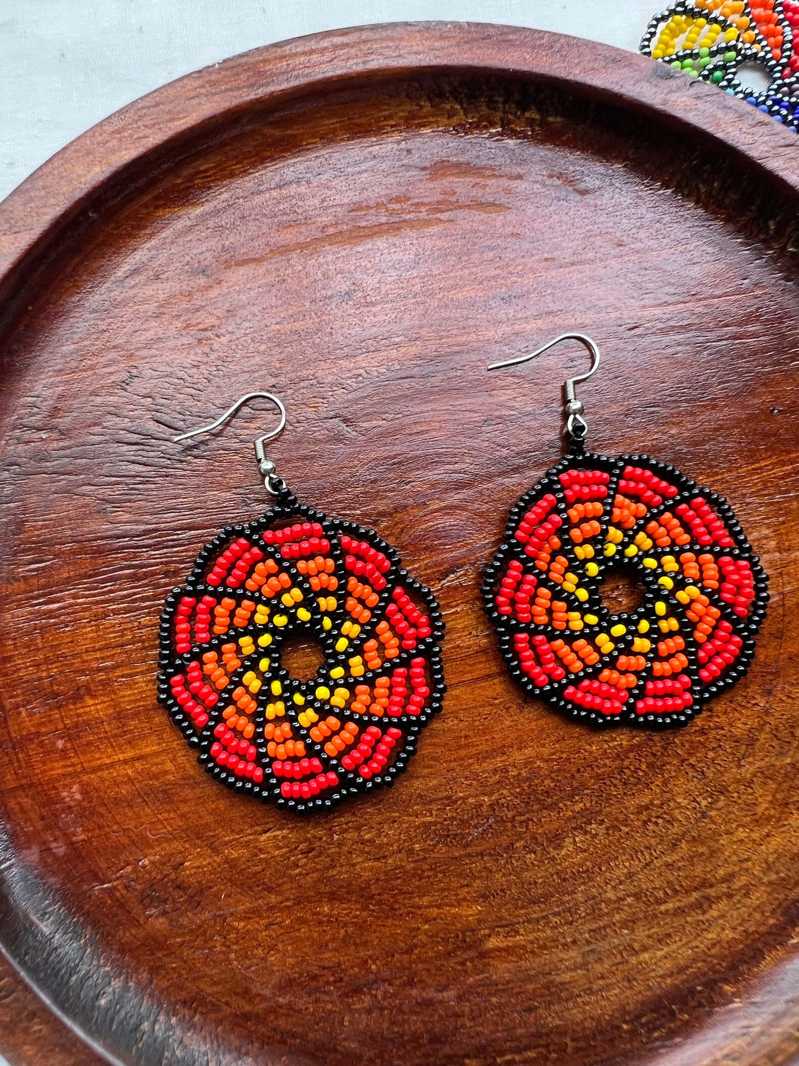 Swirls ✻ Misak Beaded Earrings