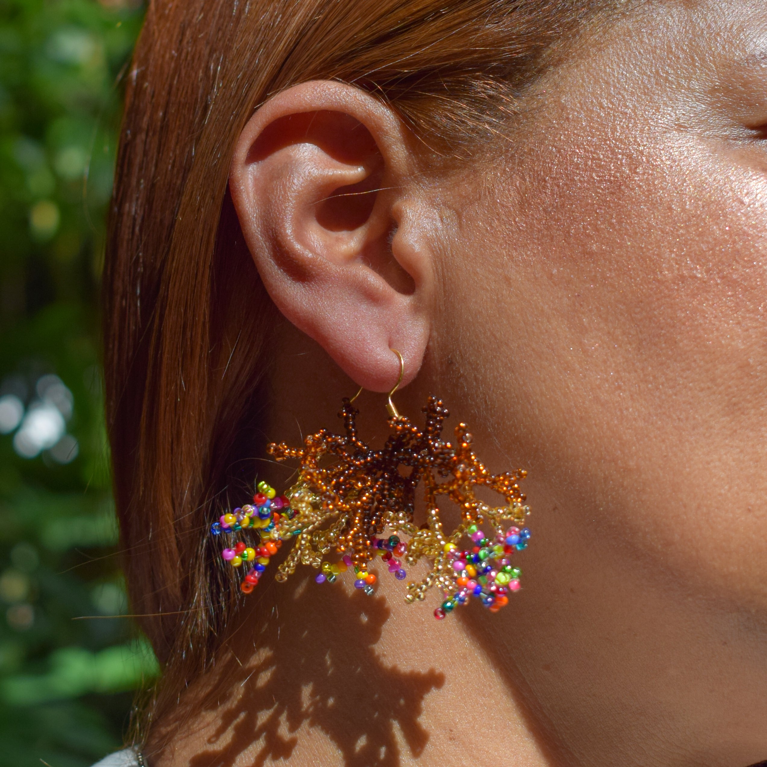 Mini Corals ✻ Inga Beaded Earrings