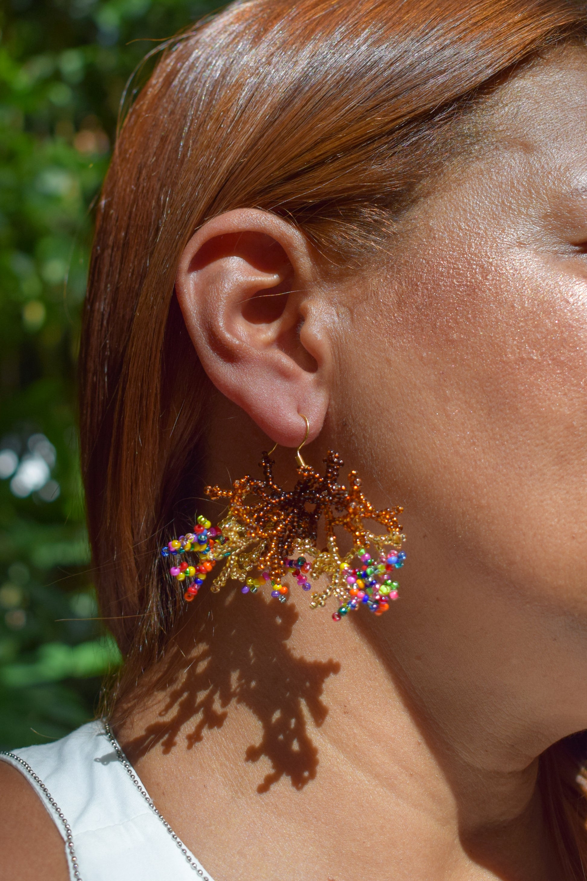Mini Corals ✻ Inga Beaded Earrings