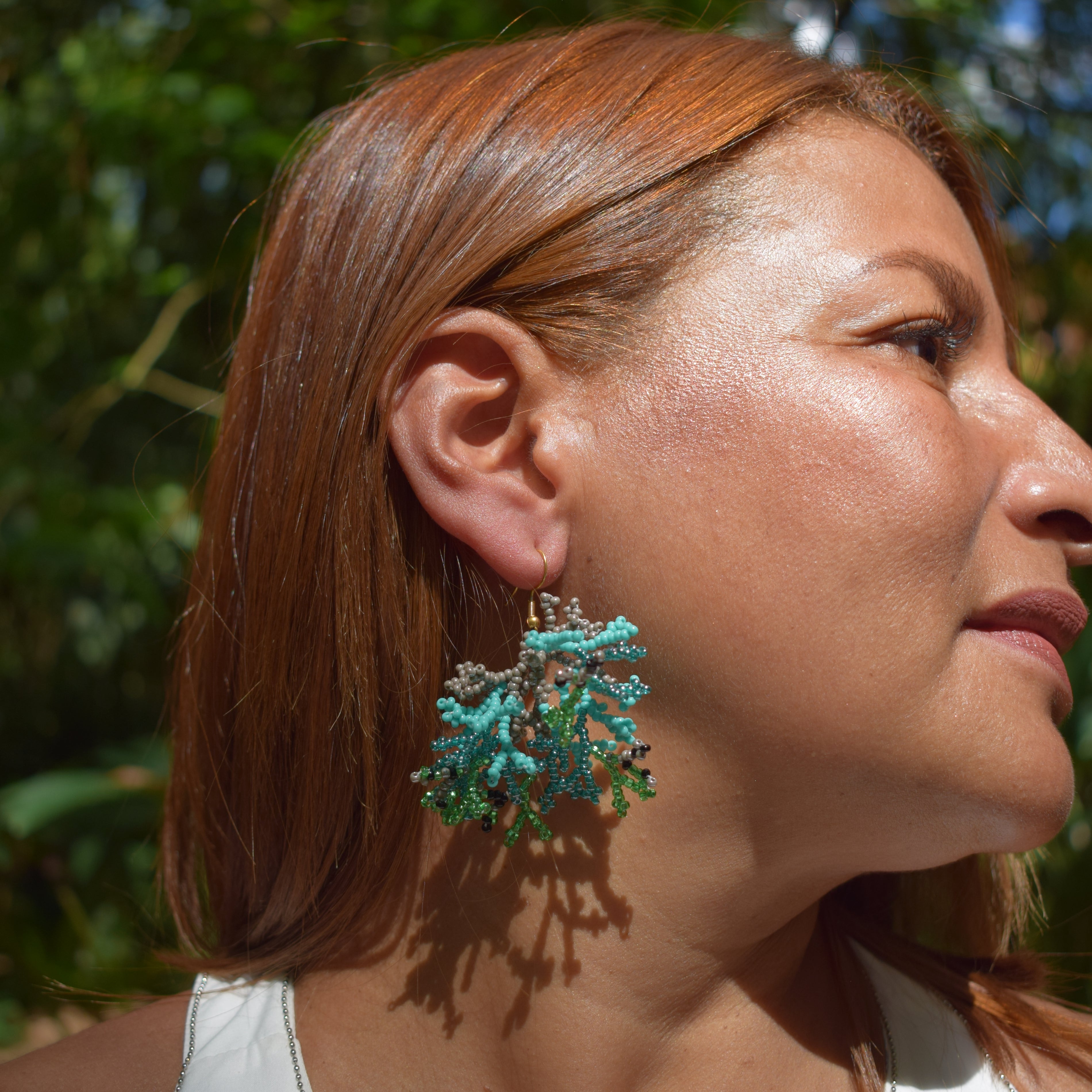 Mini Corals ✻ Inga Beaded Earrings