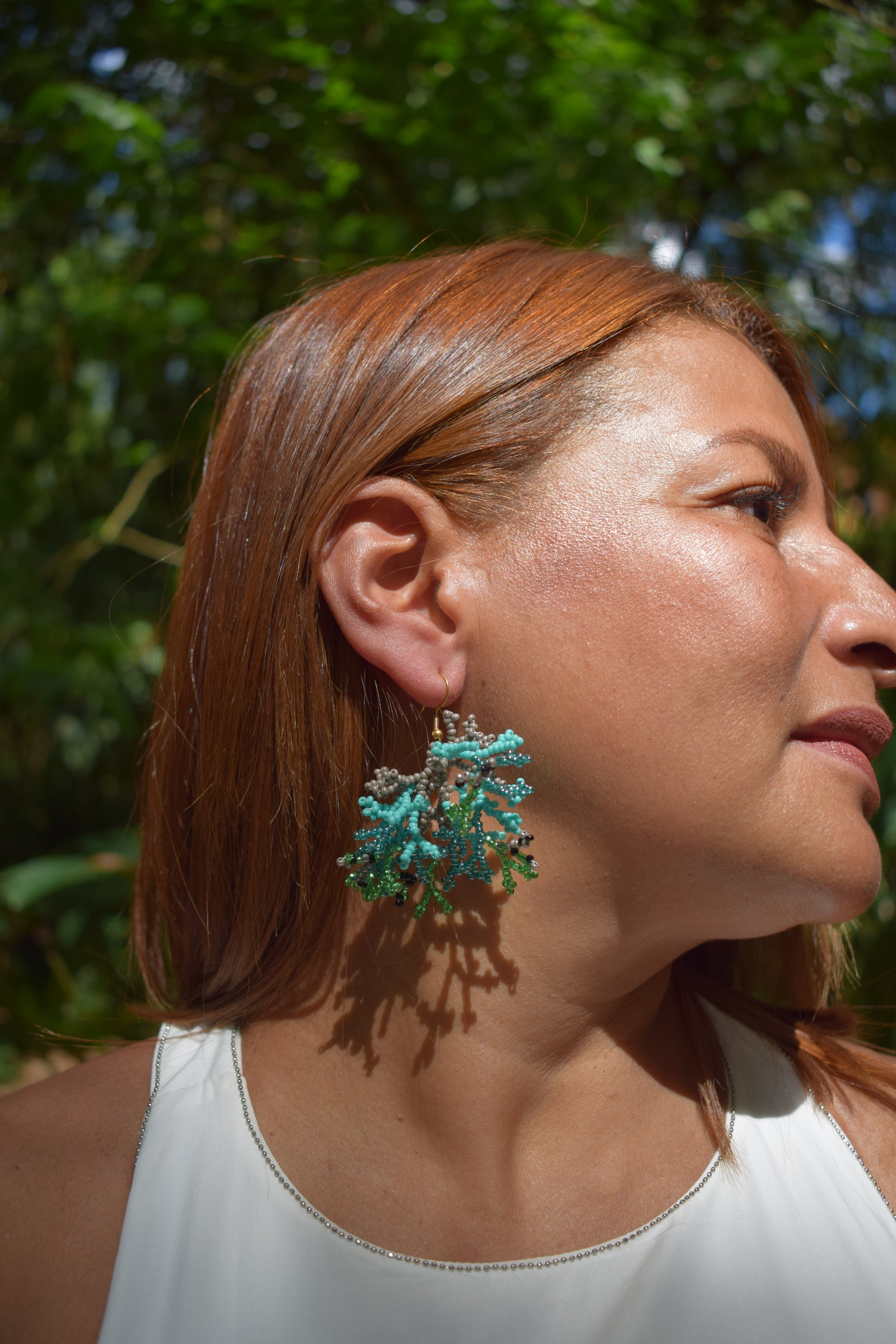 Mini Corals ✻ Inga Beaded Earrings