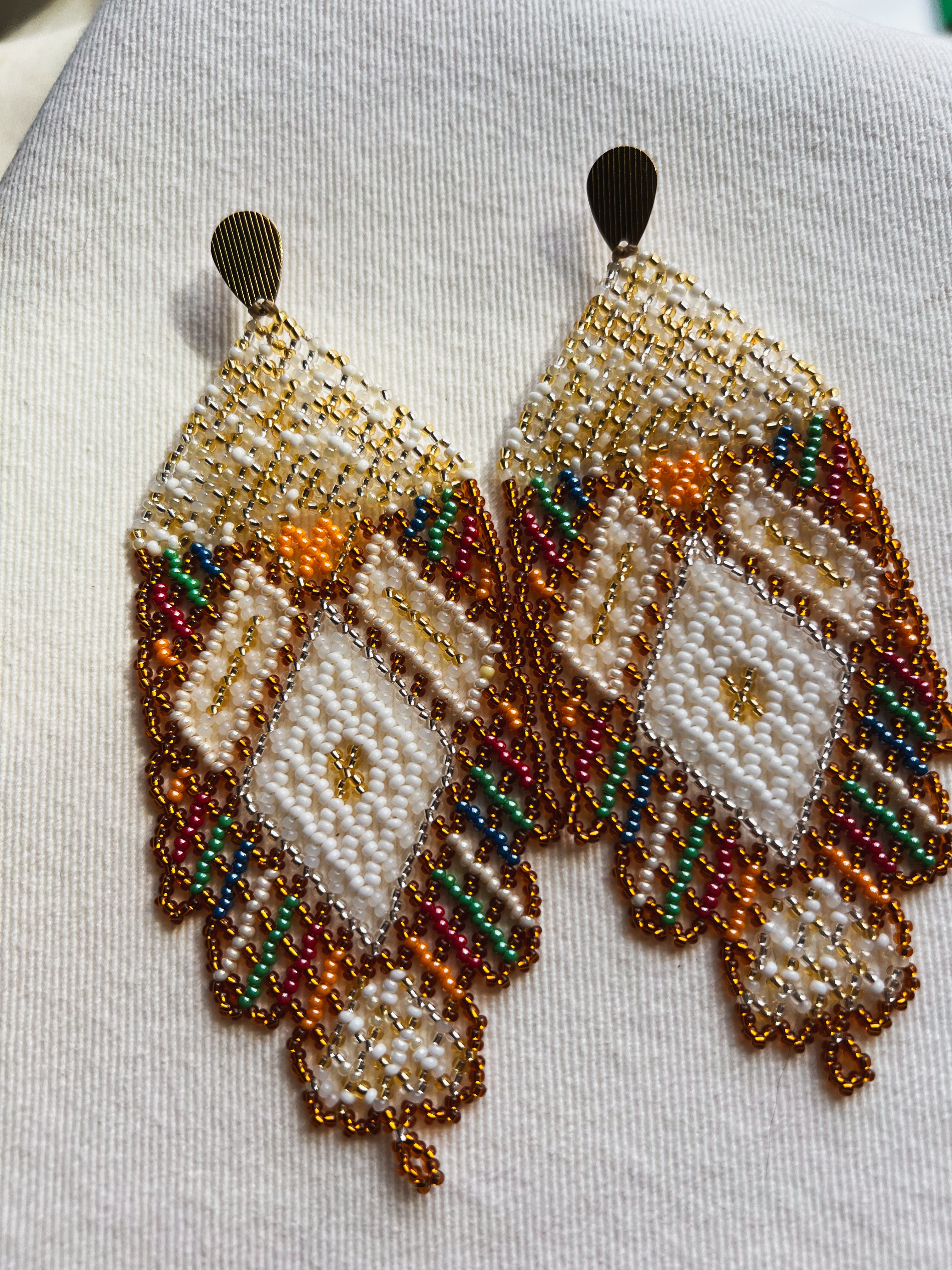 Lace-y ✻ Inga Beaded Earrings