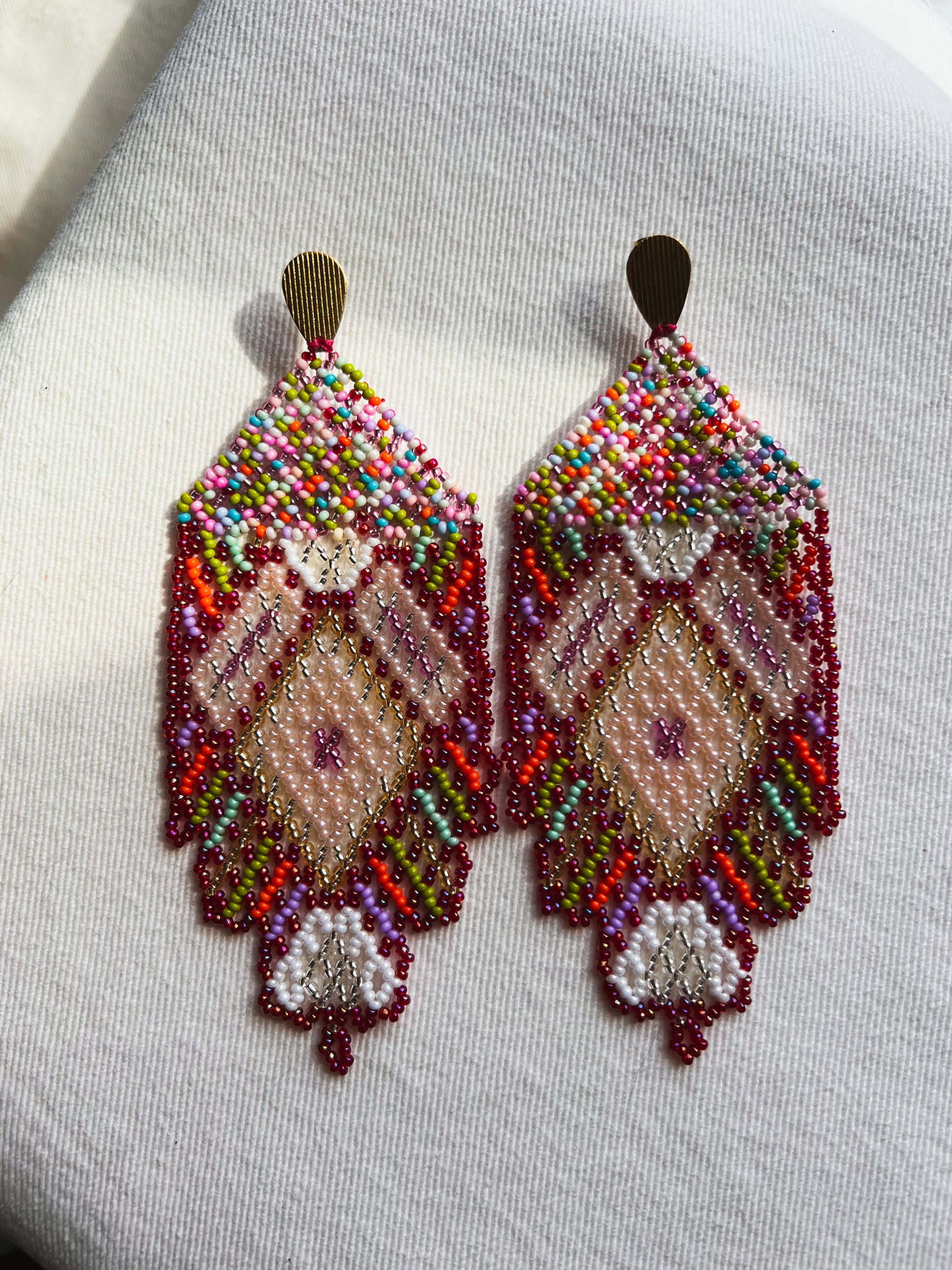 Lace-y ✻ Inga Beaded Earrings