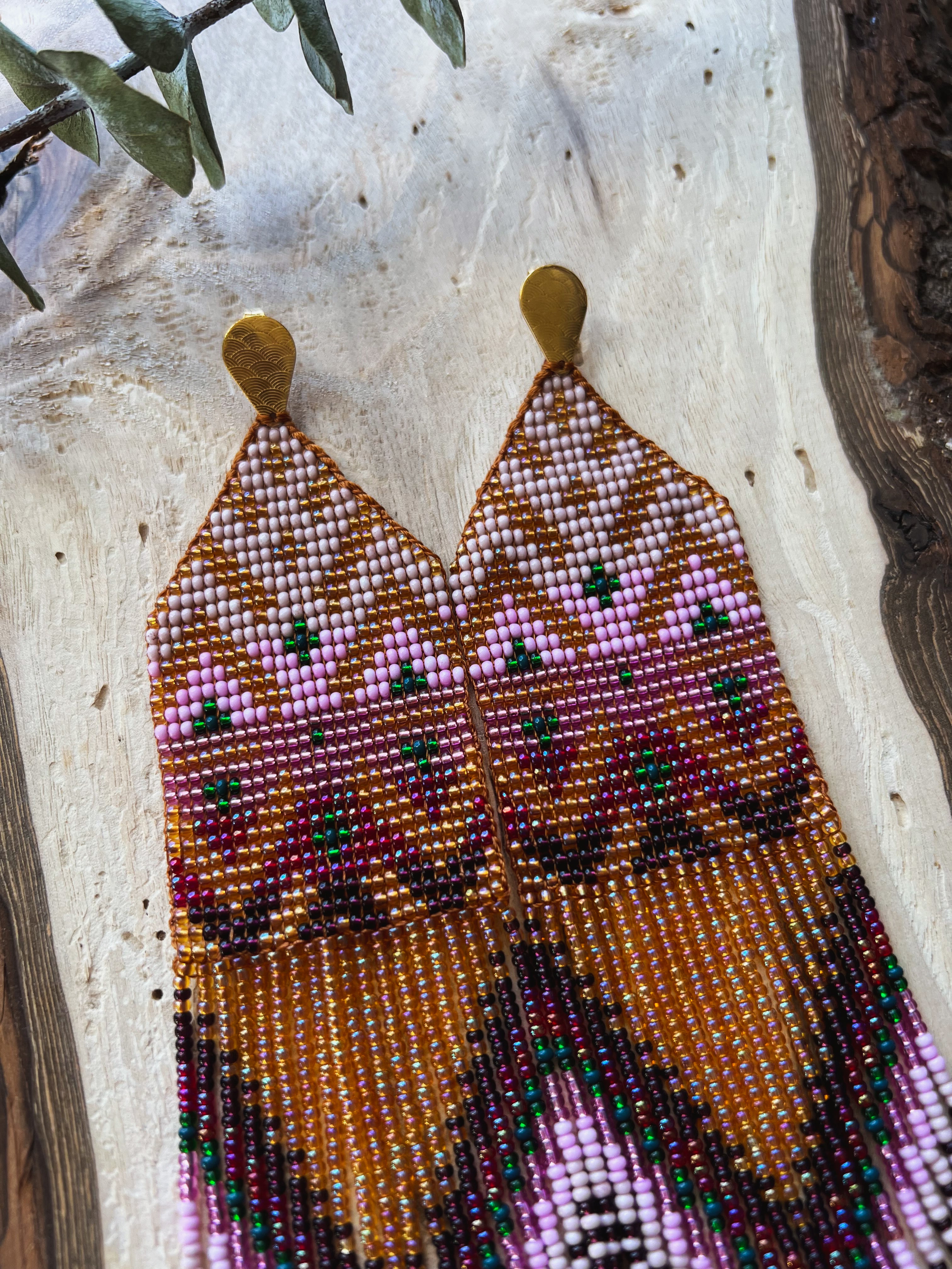 Maiz Aretes ✻ Inga Beaded Earrings