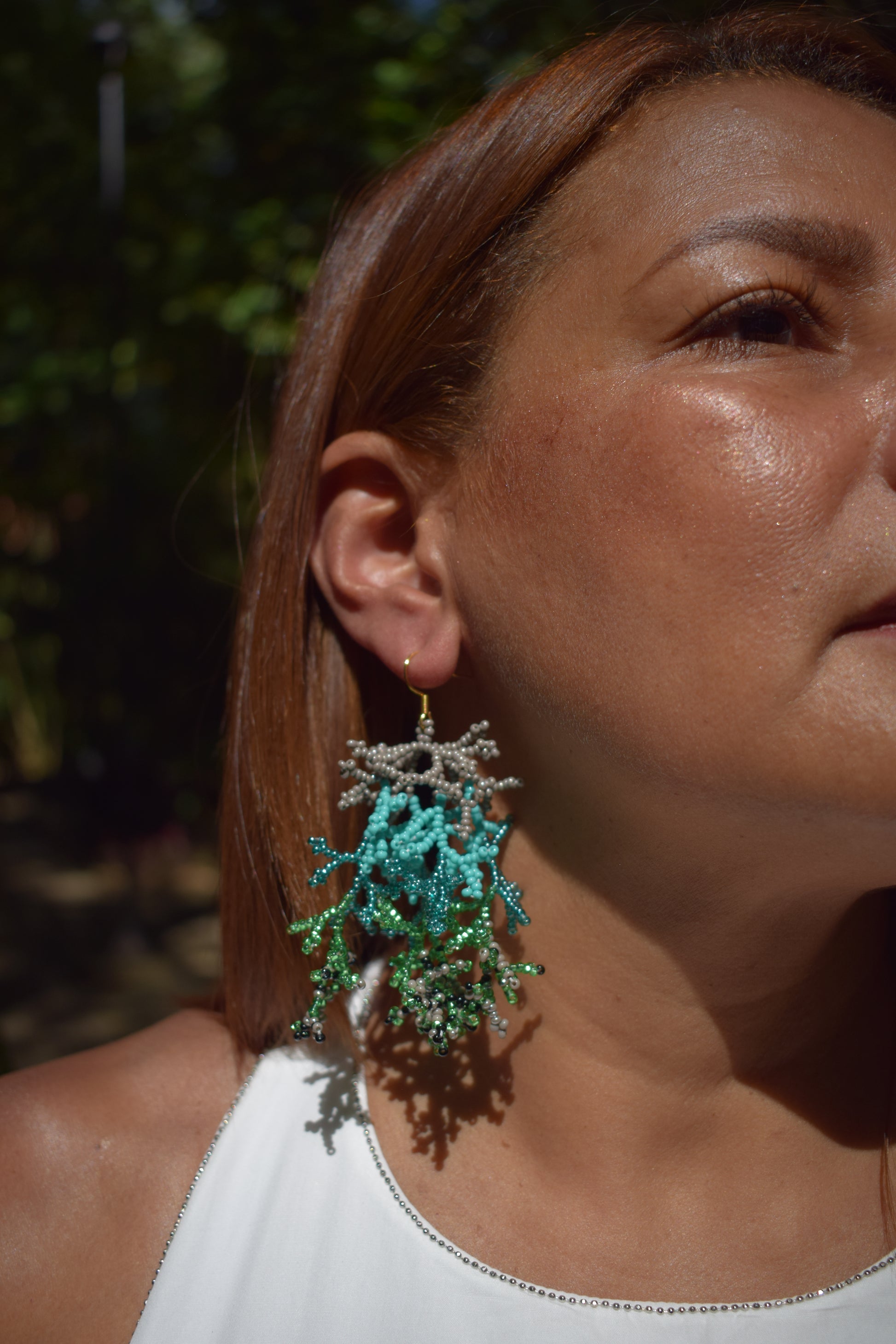 Corals ✻ Inga Beaded Earrings