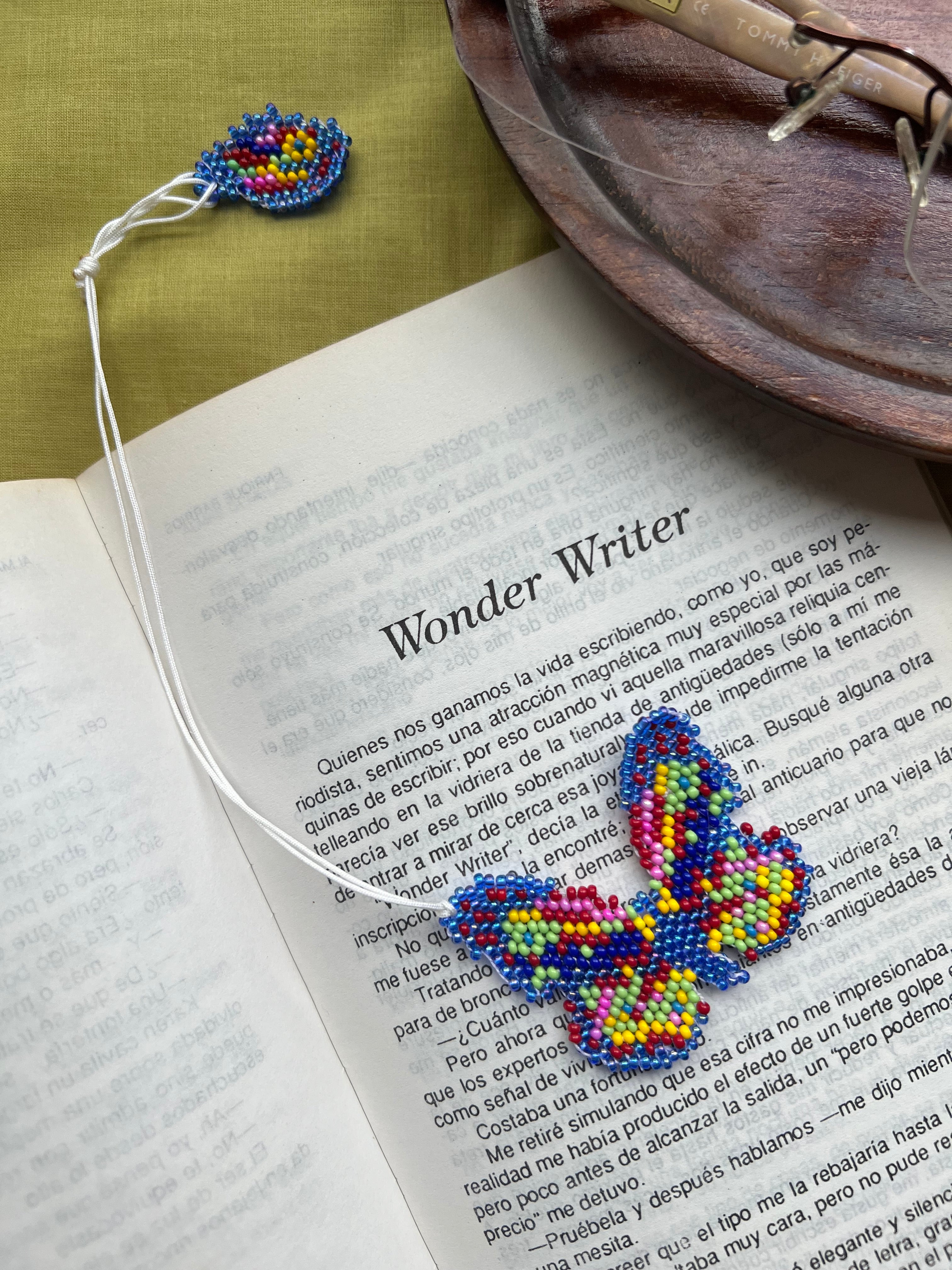Multicolored Butterfly Bookmark ✻ Hand Beaded by Embera Artisans