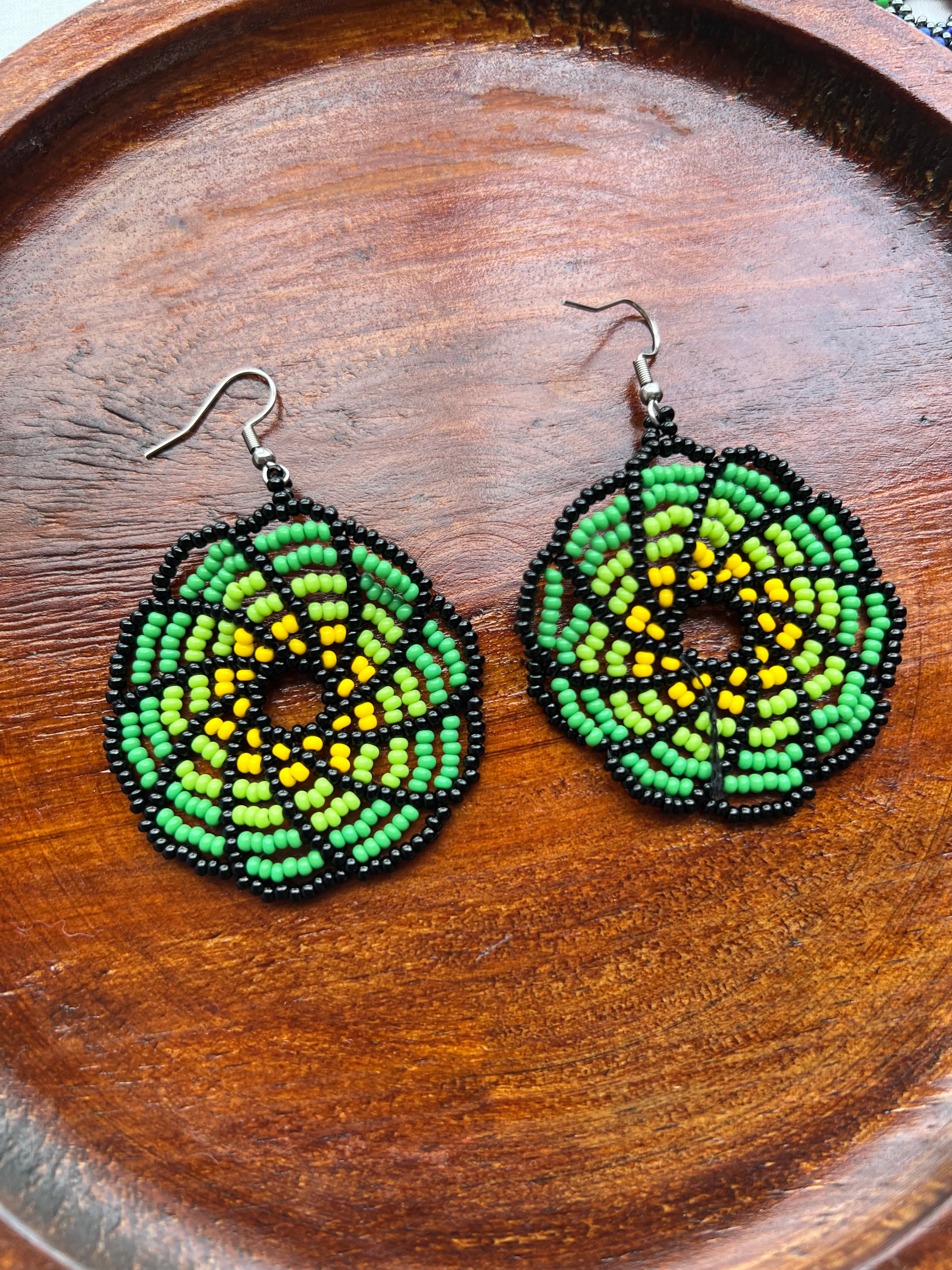 Swirls ✻ Misak Beaded Earrings