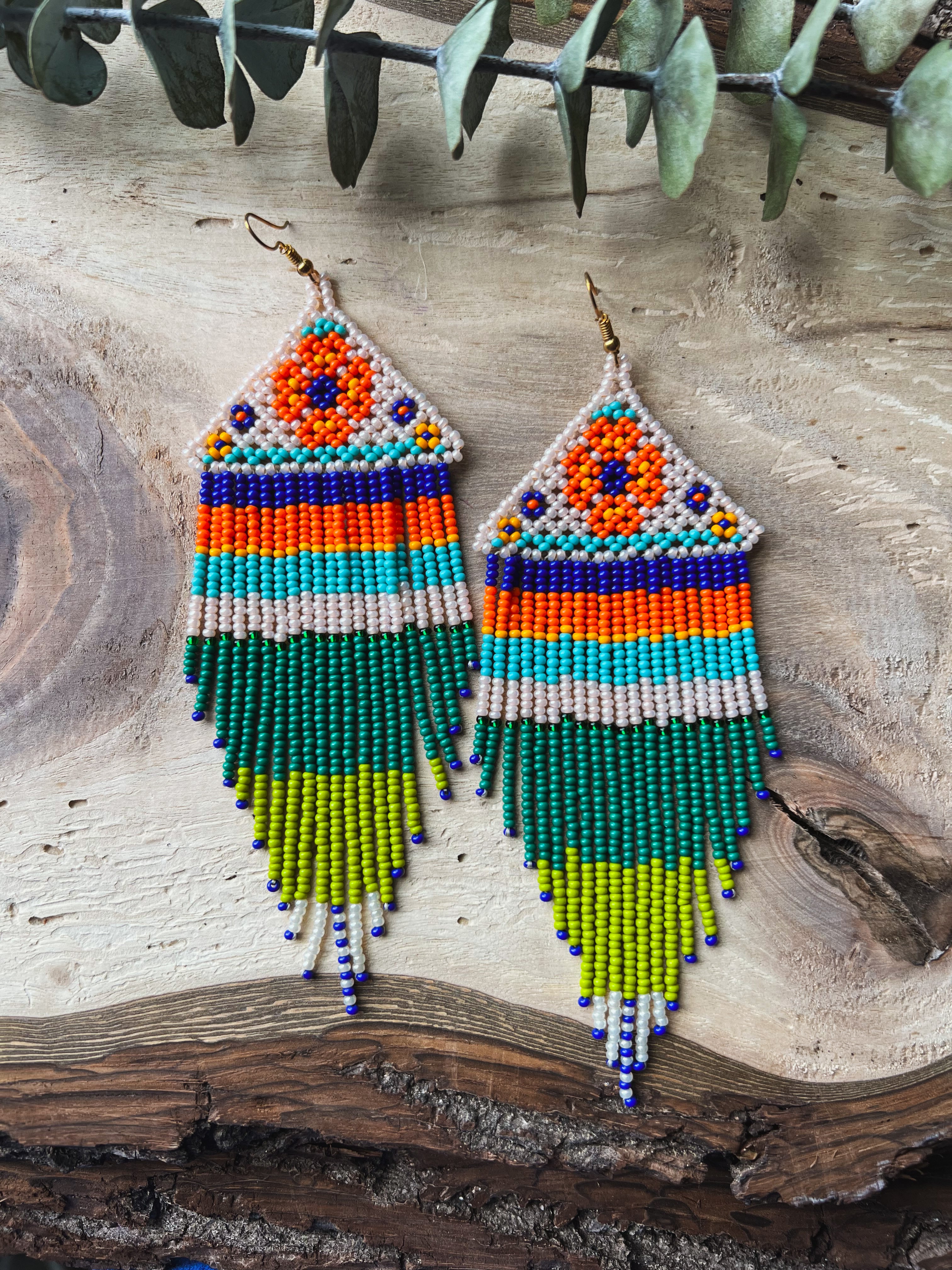 Chapu Sunsets ✻ Inga Beaded Earrings