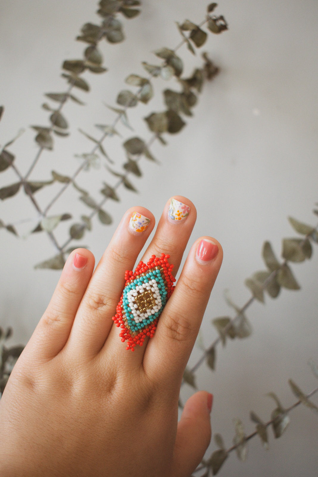 Diamond Rings ✻ Embera Beaded Earrings