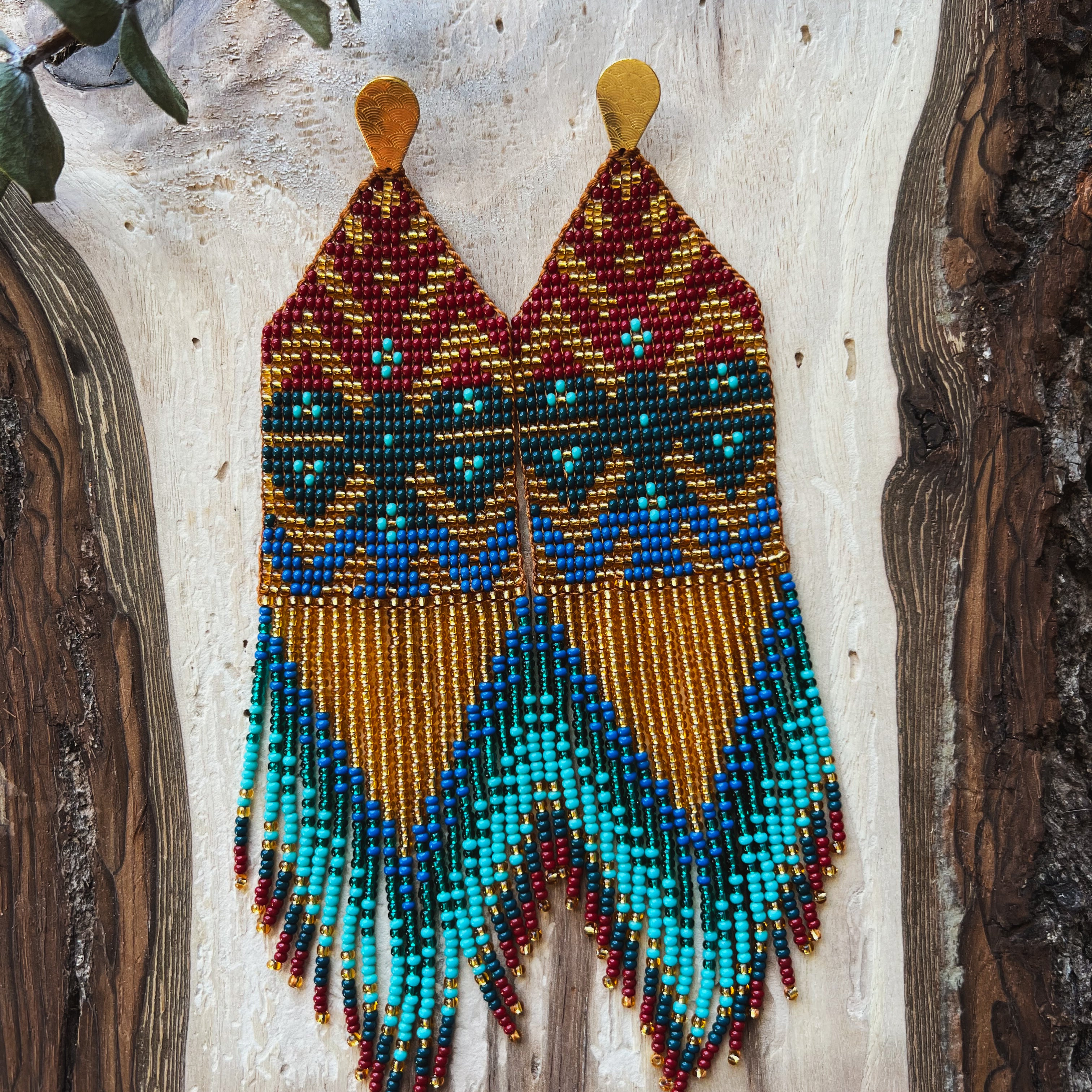 Maiz Aretes ✻ Inga Beaded Earrings