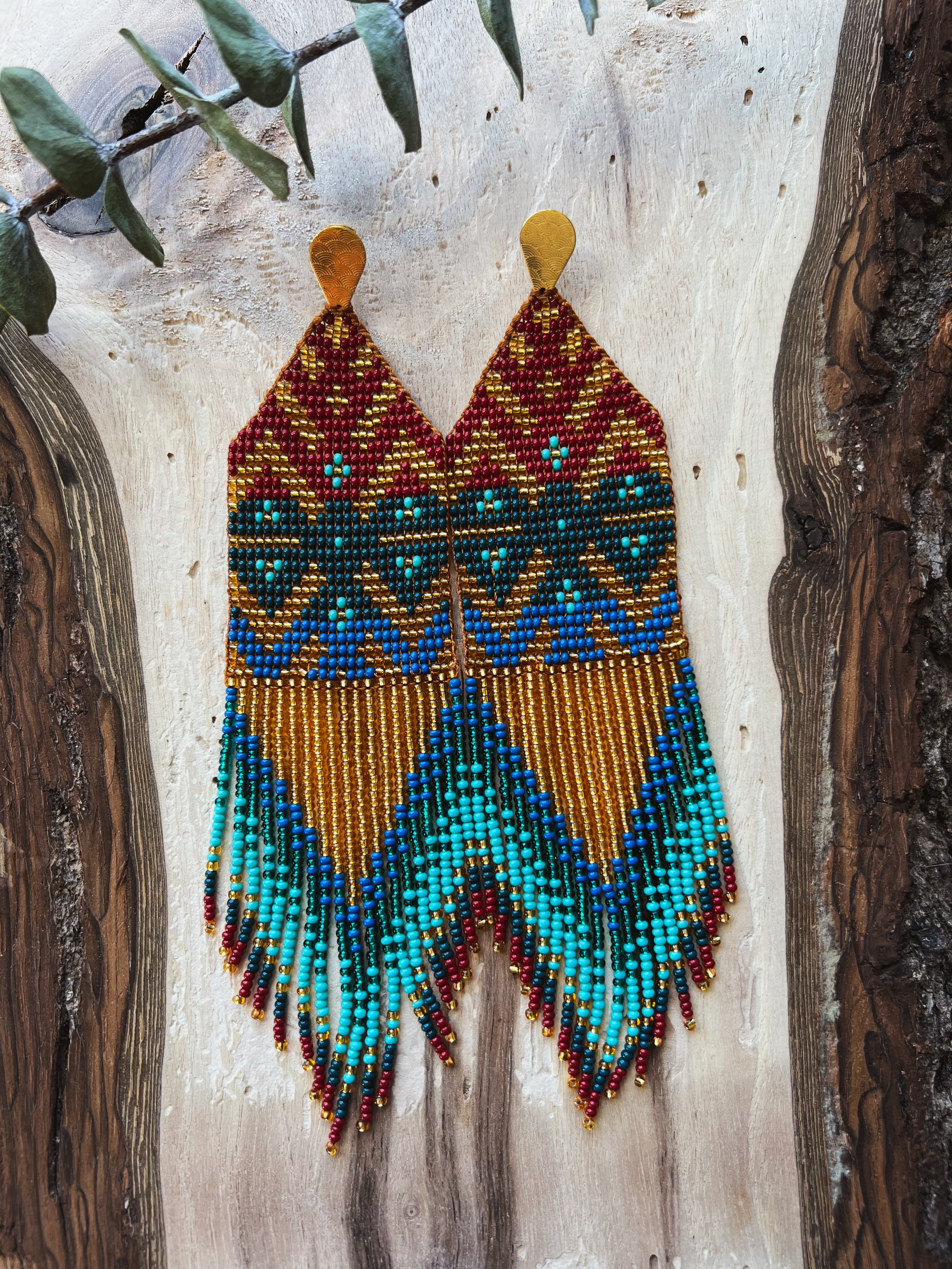 Maiz Aretes ✻ Inga Beaded Earrings