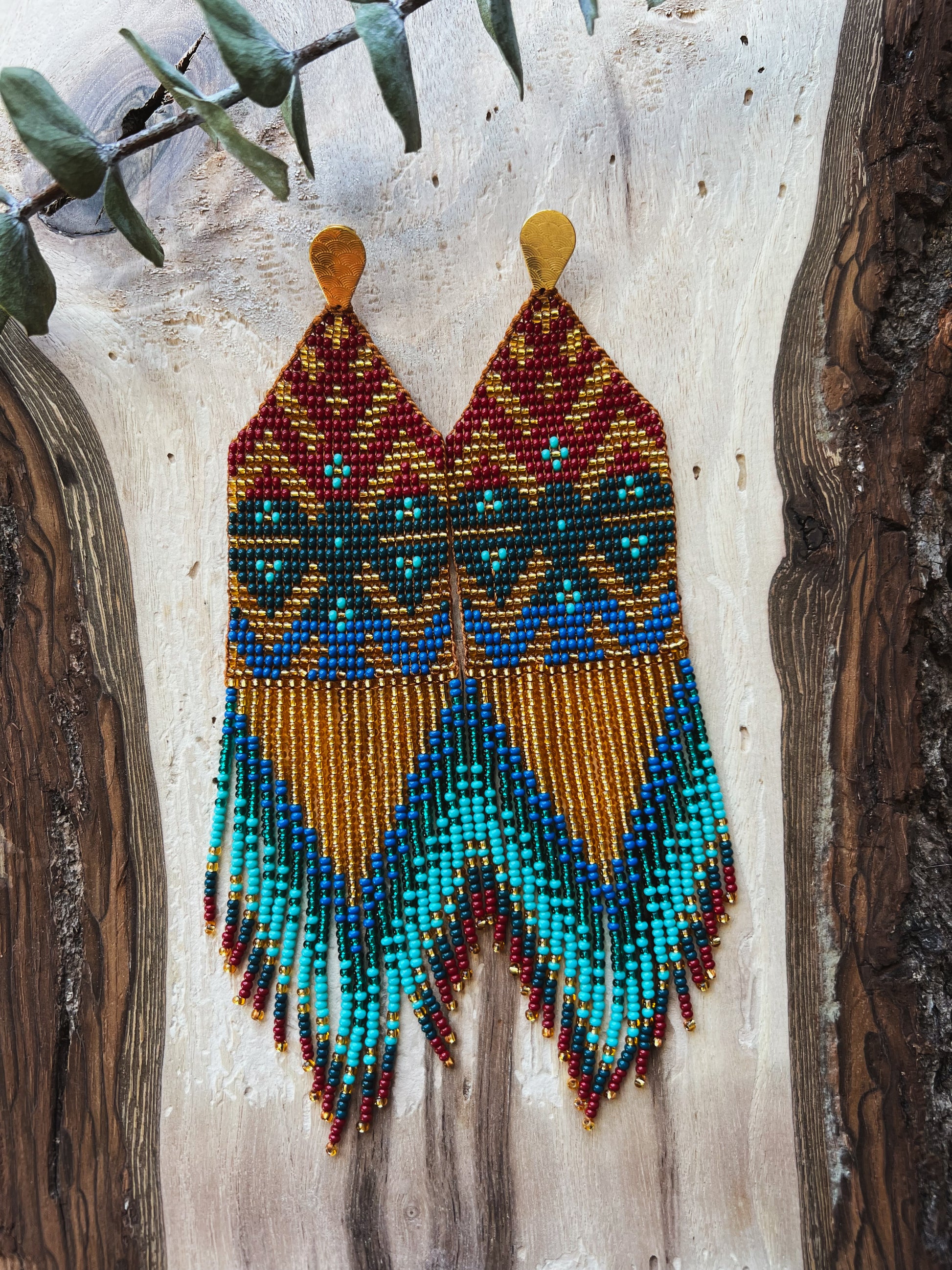 Maiz Aretes ✻ Inga Beaded Earrings