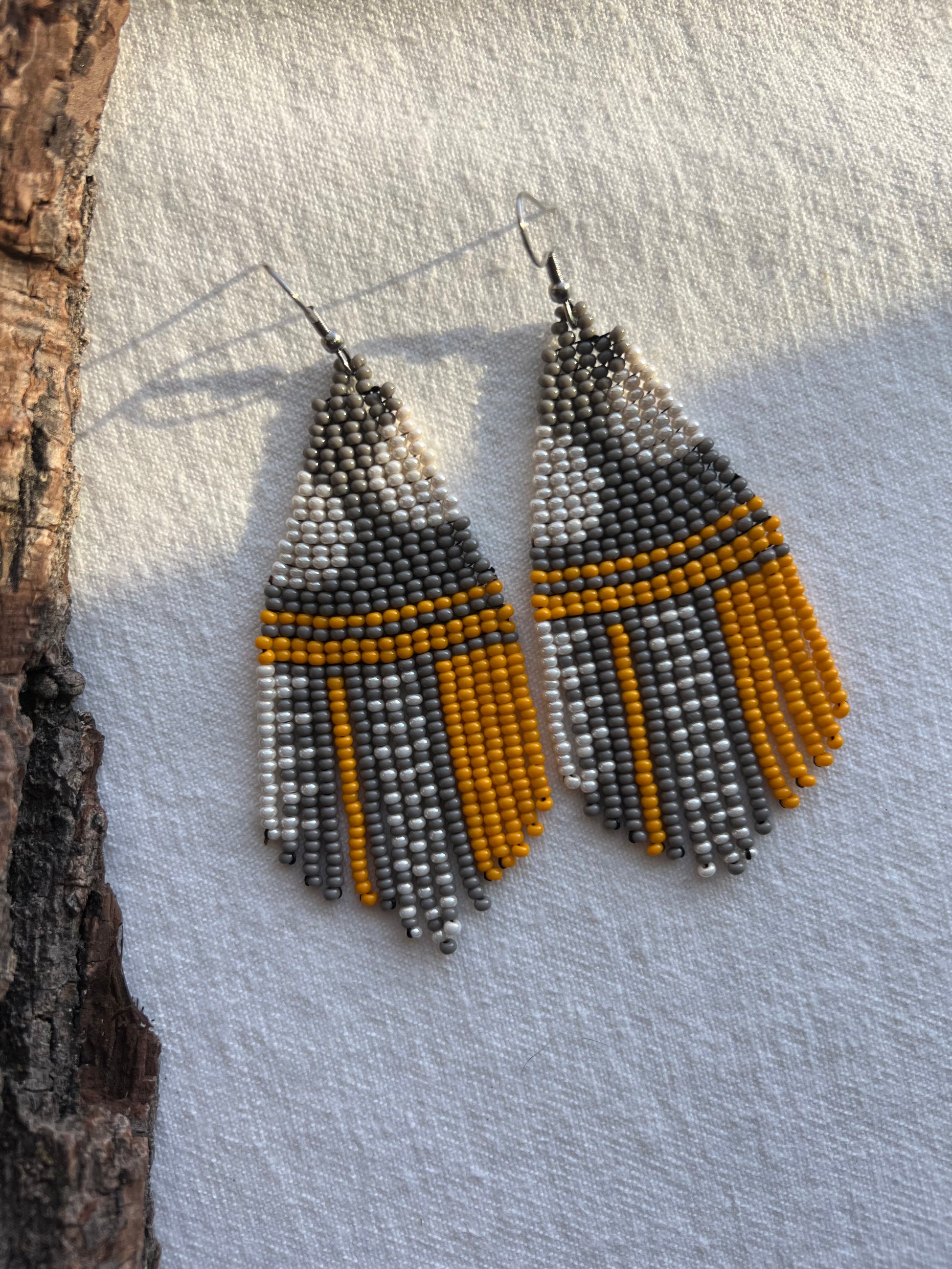 Daffodil ✻ Misak Beaded Earrings