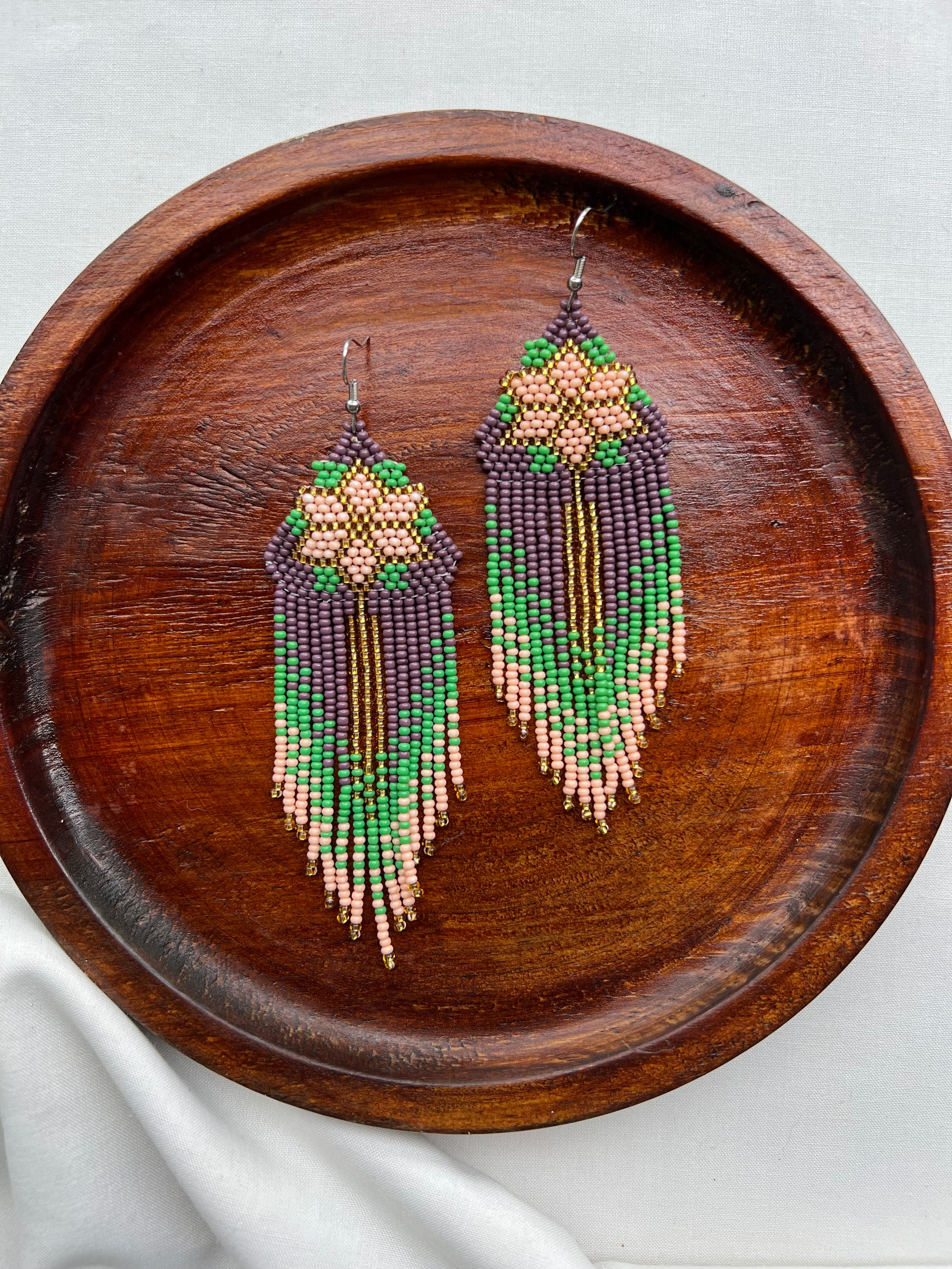 Flor Estrella ✻ Misak Beaded Earrings
