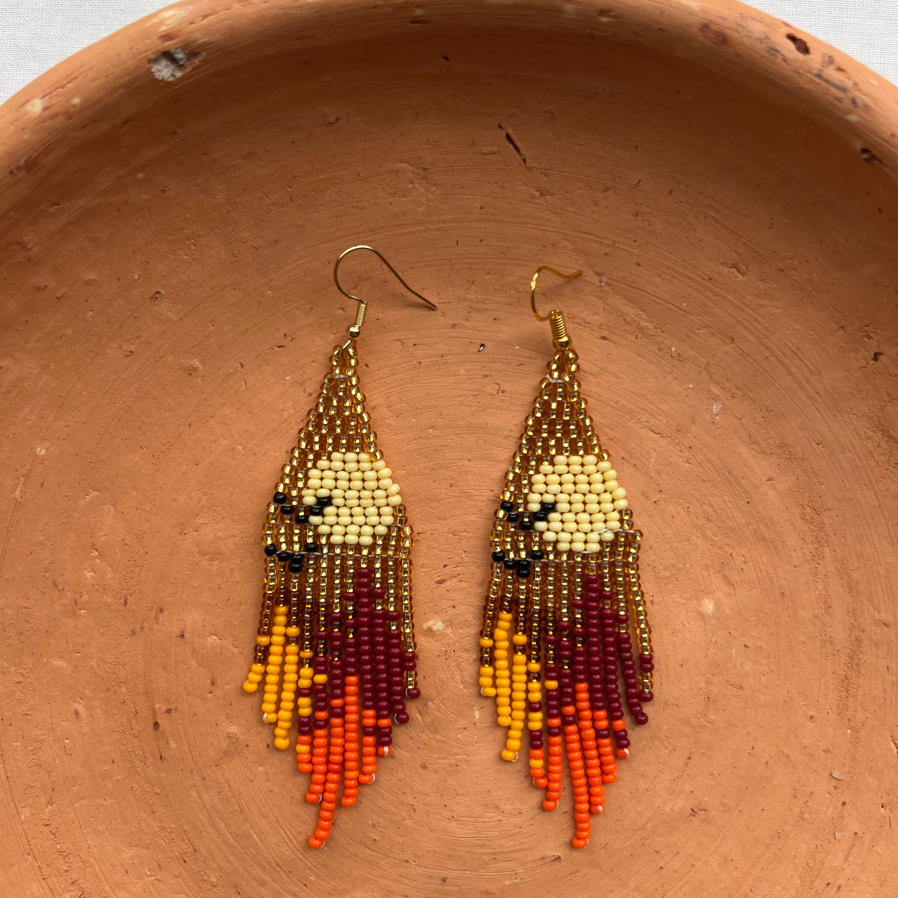 Sunset ✻ Misak Beaded Earrings