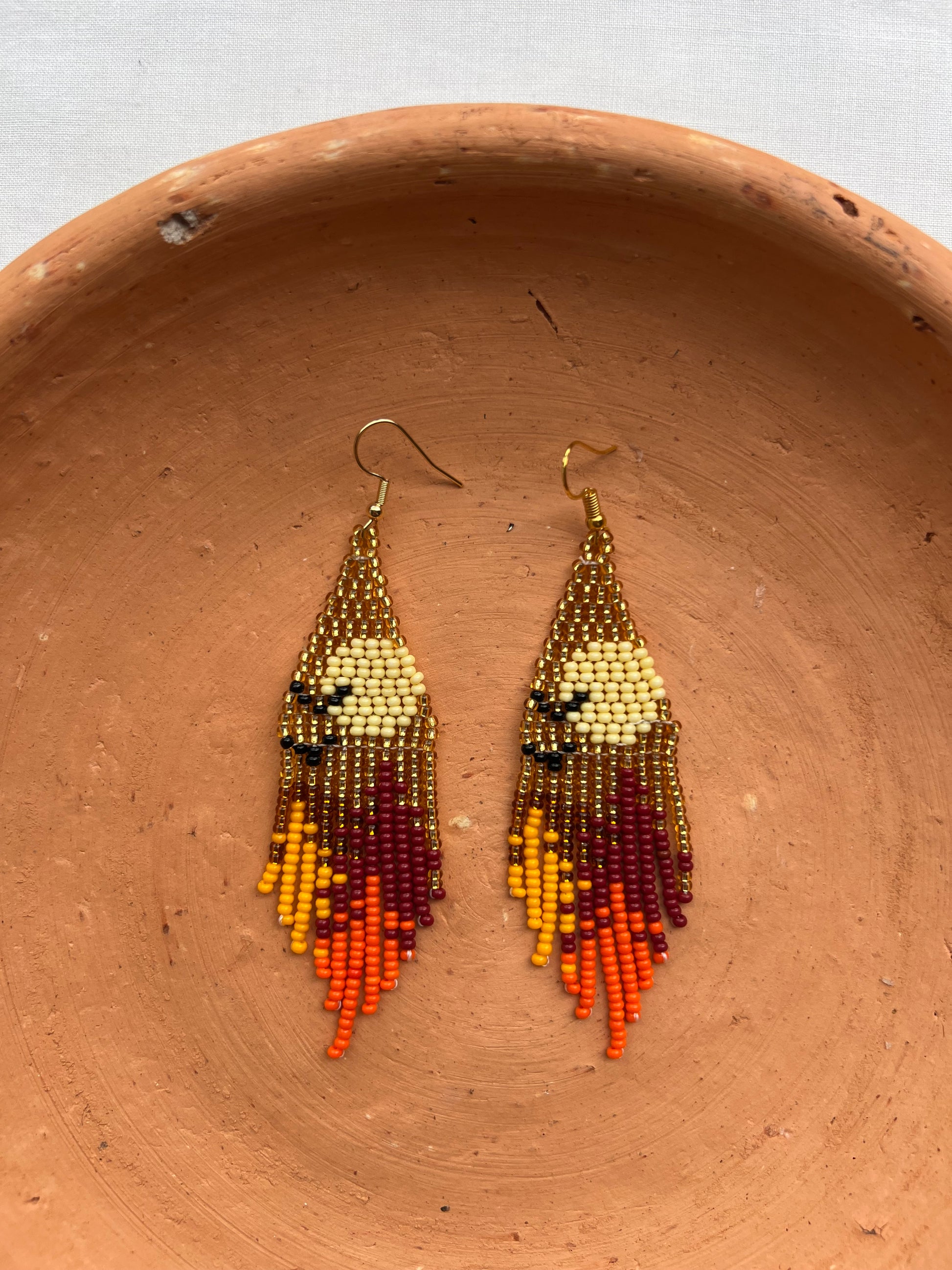Sunset ✻ Misak Beaded Earrings