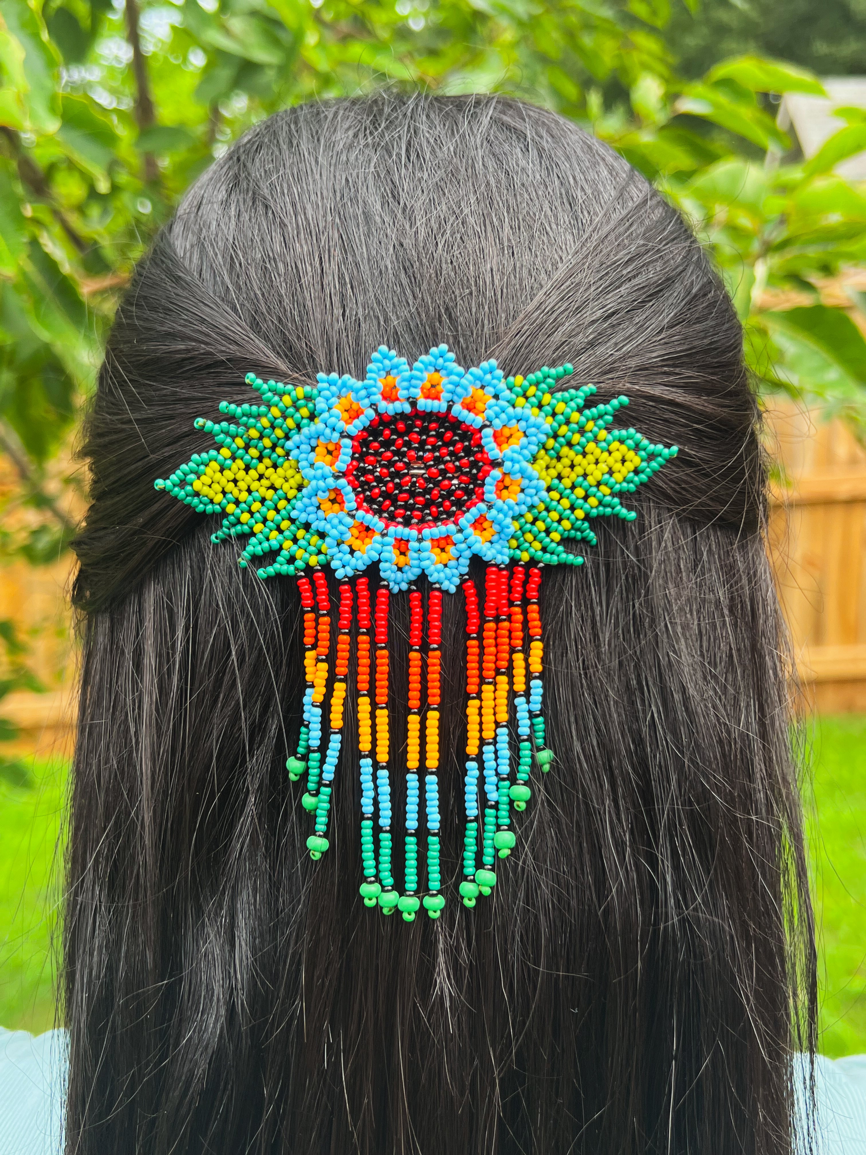 Flor Barrette ✻ Embera Beaded Hair Barrettes