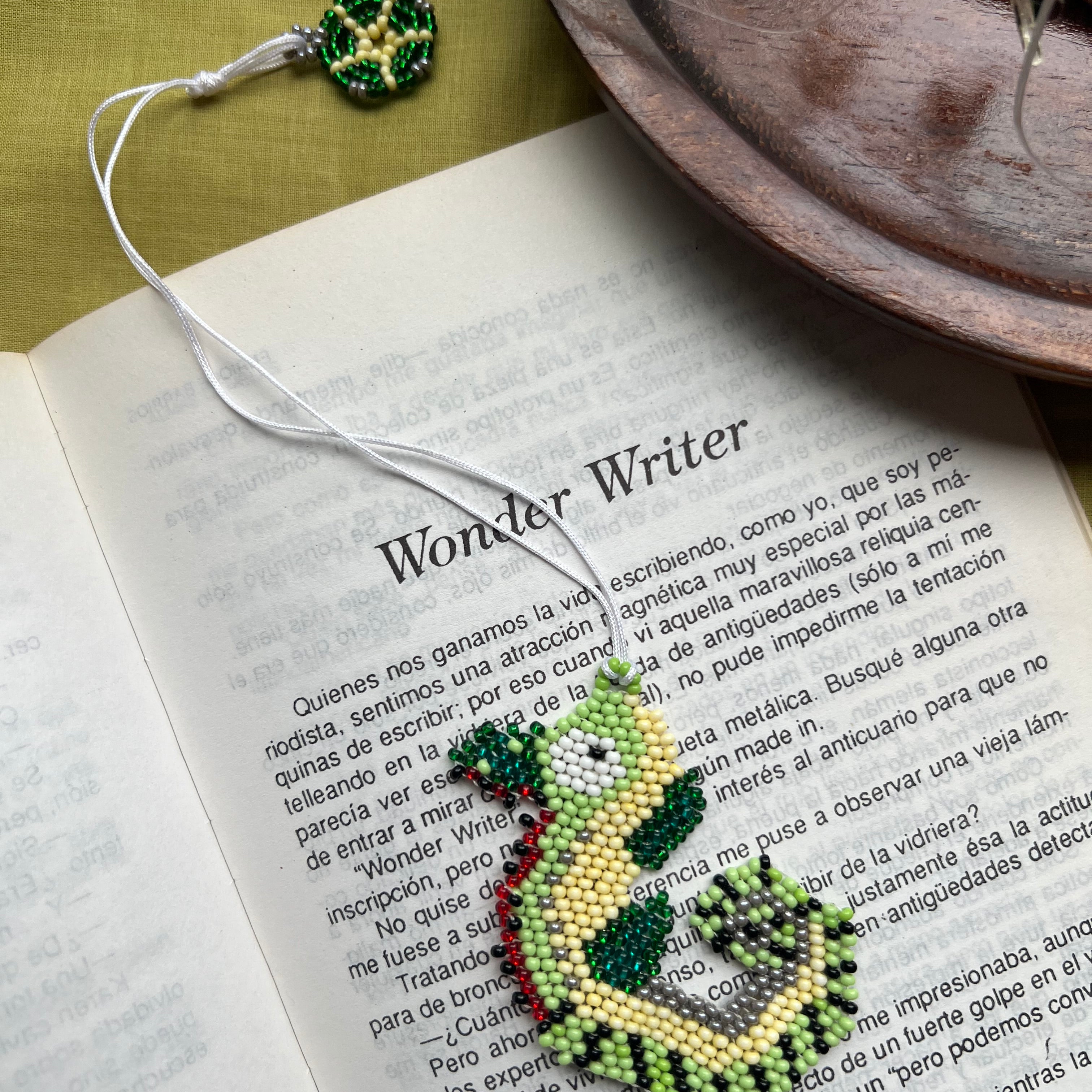 Chameleon Bookmark ✻ Hand Beaded by Embera Artisans